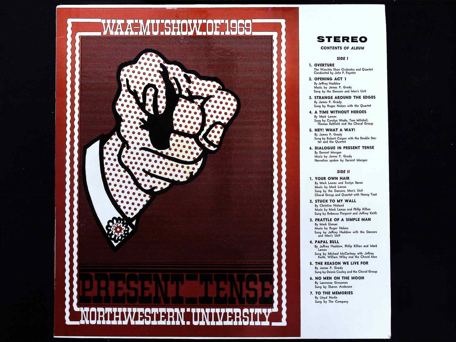 Northwestern Waa-Mu Show - Present Tense Cast RCA Custom 1969 (1 of 3)