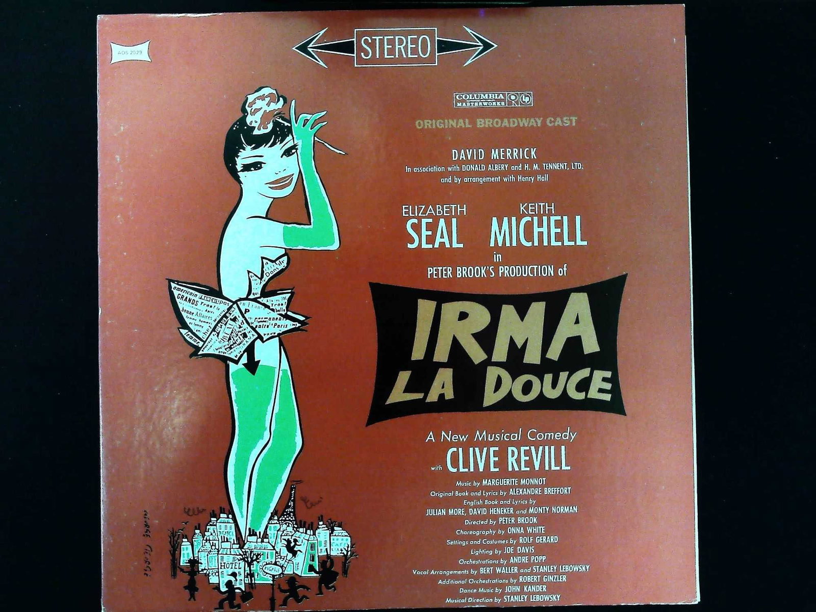 Original Broadway Cast. Irma La Douce. Columbia Masterworks/CSP, c. 1970. Collector's Series. (1 of 3)