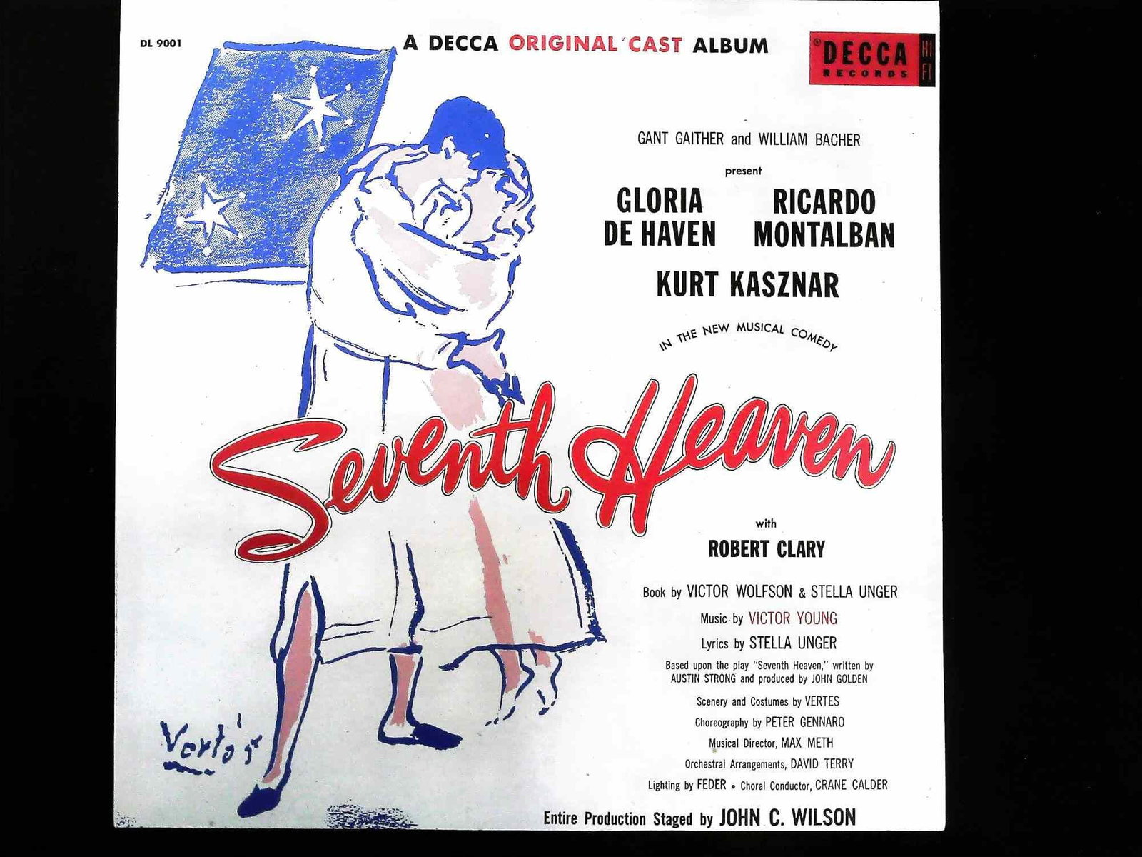 Seventh Heaven Original Broadway Cast Album Decca DL 9001 (1 of 3)