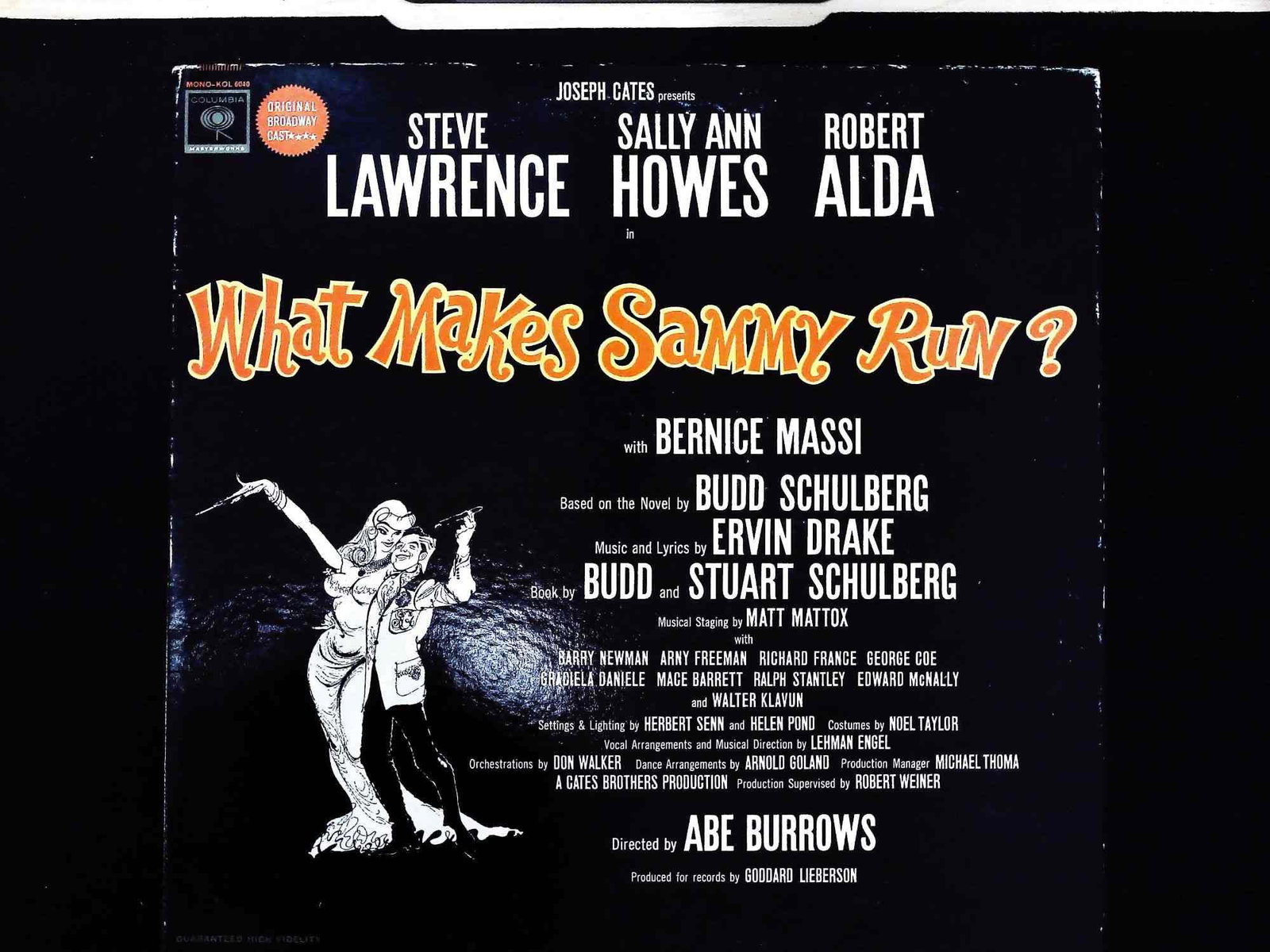 What Makes Sammy Run? Original Broadway Cast Recording Promotional Mono Vinyl LP (1 of 3)