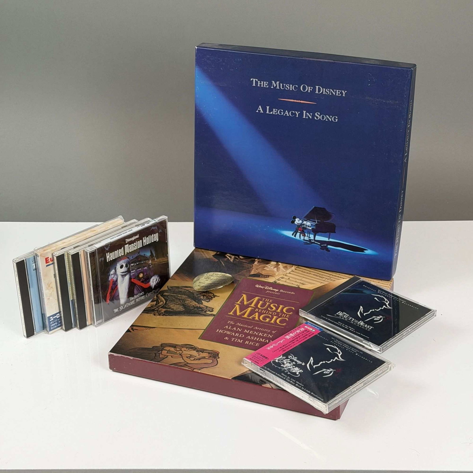 9pc Disney Compact Discs Including The Music Behind the Magic and A Legacy in Song Box Sets (1 of 4)
