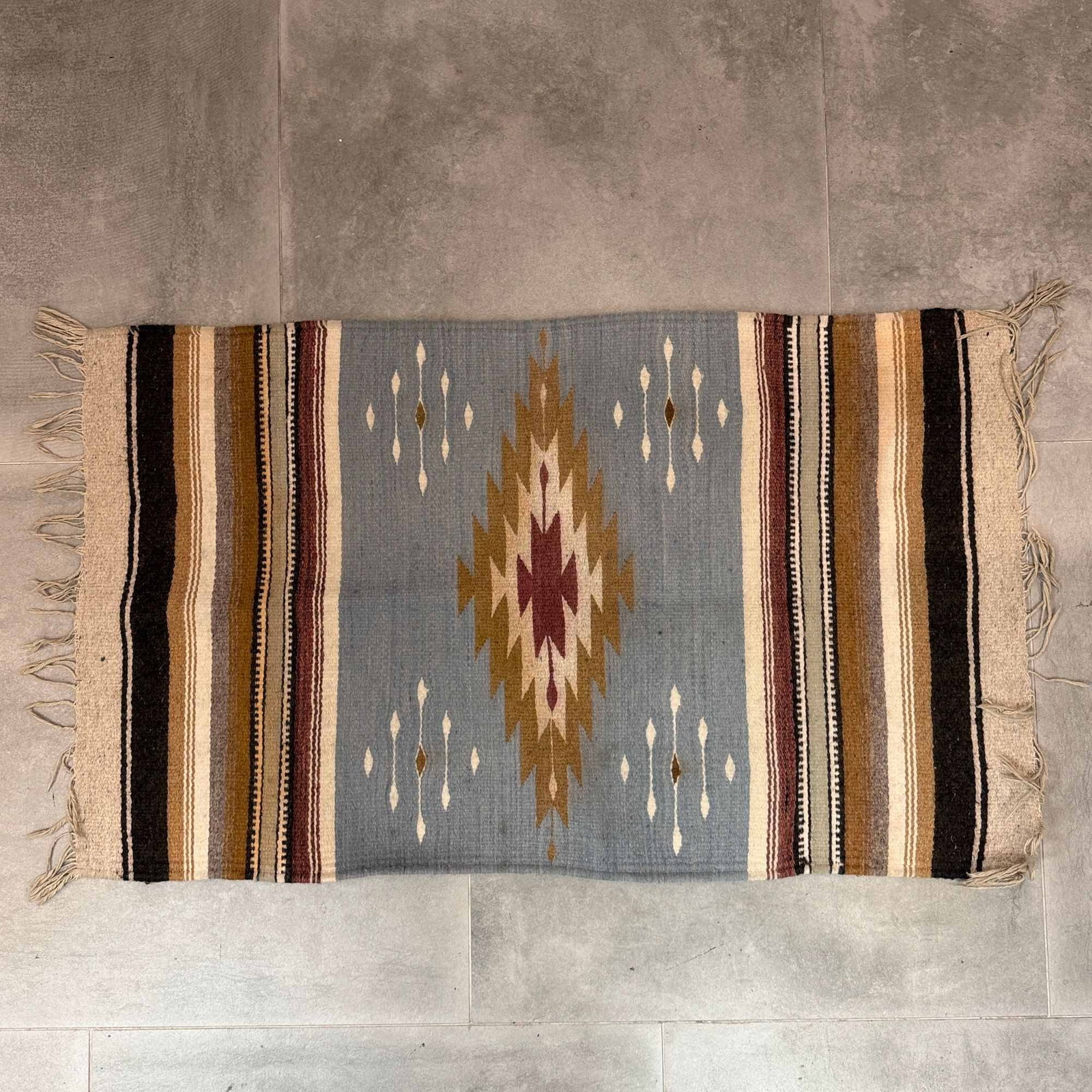 Zapotec Hand-Woven Wool Rug (1 of 4)