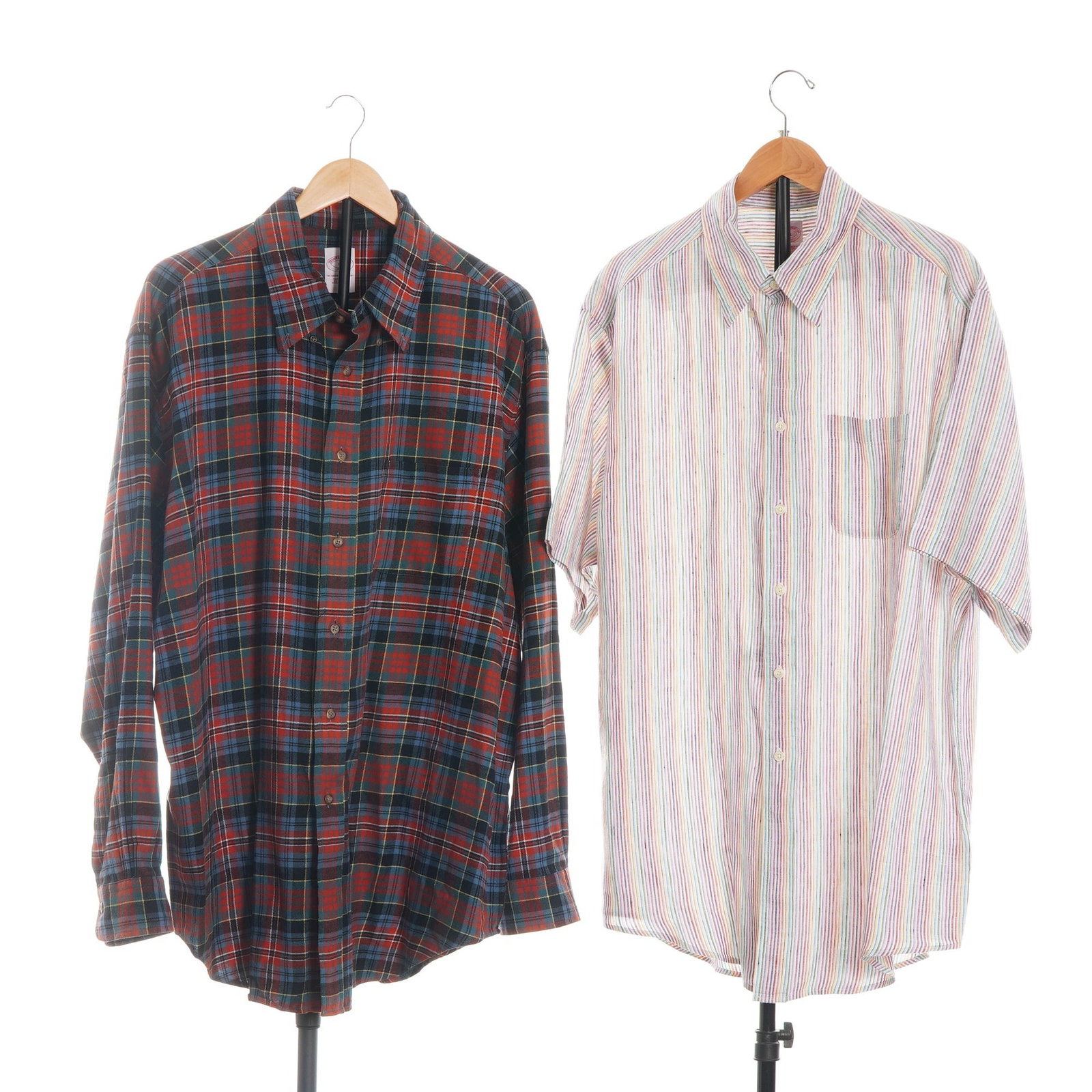 2pc Brooks Brothers 346 Men's Button-Front Shirts, Size Extra-Large (1 of 4)