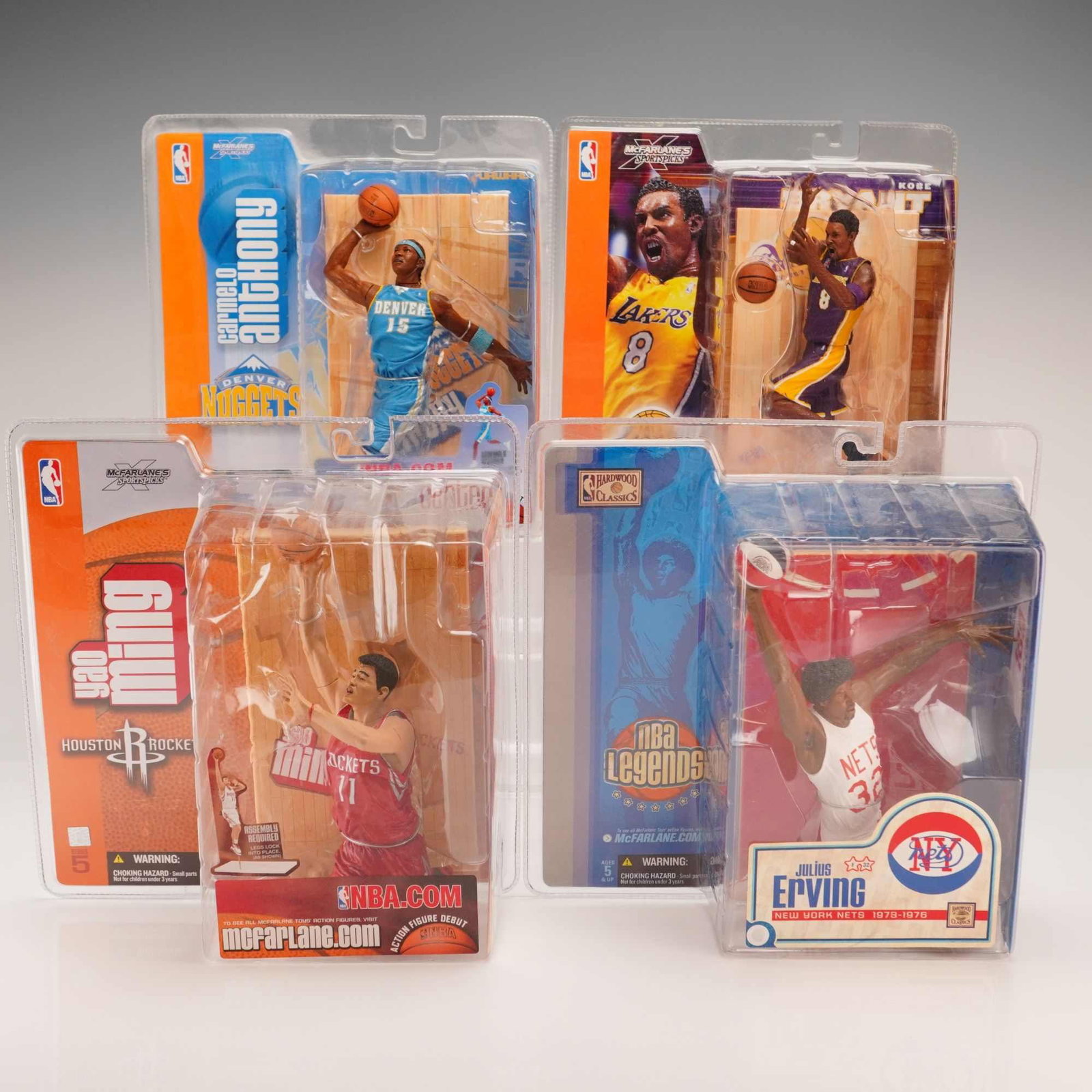 4pc McFarlane Toys NBA SportsPicks Action Figures in Original Packaging (1 of 3)
