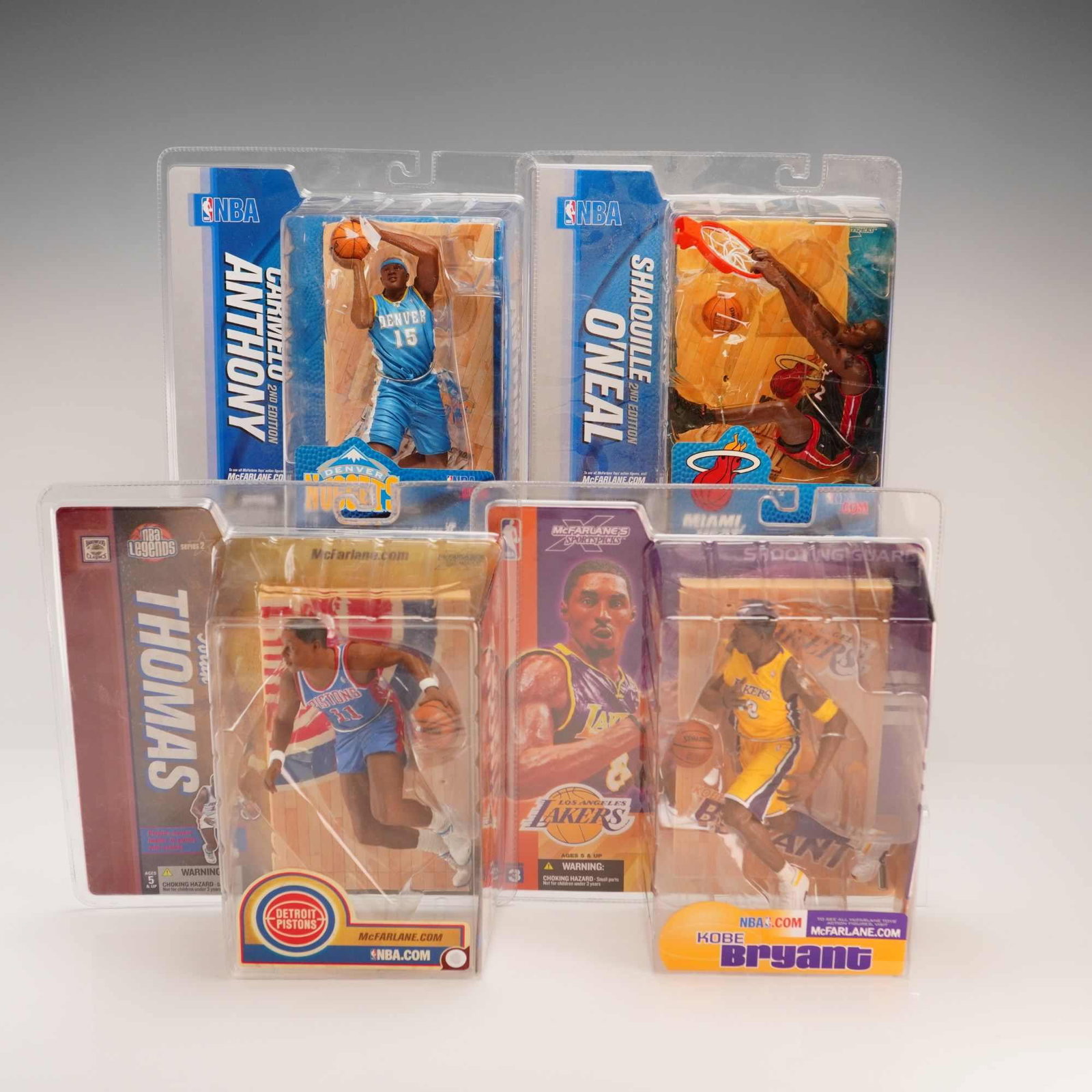 4pc McFarlane Toys NBA SportsPicks Action Figures Lot (1 of 3)