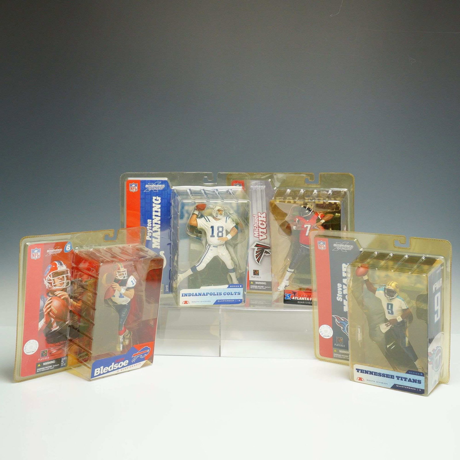 A 4pc Collection of McFarlane Toys NFL SportsPicks Action Figures (1 of 3)