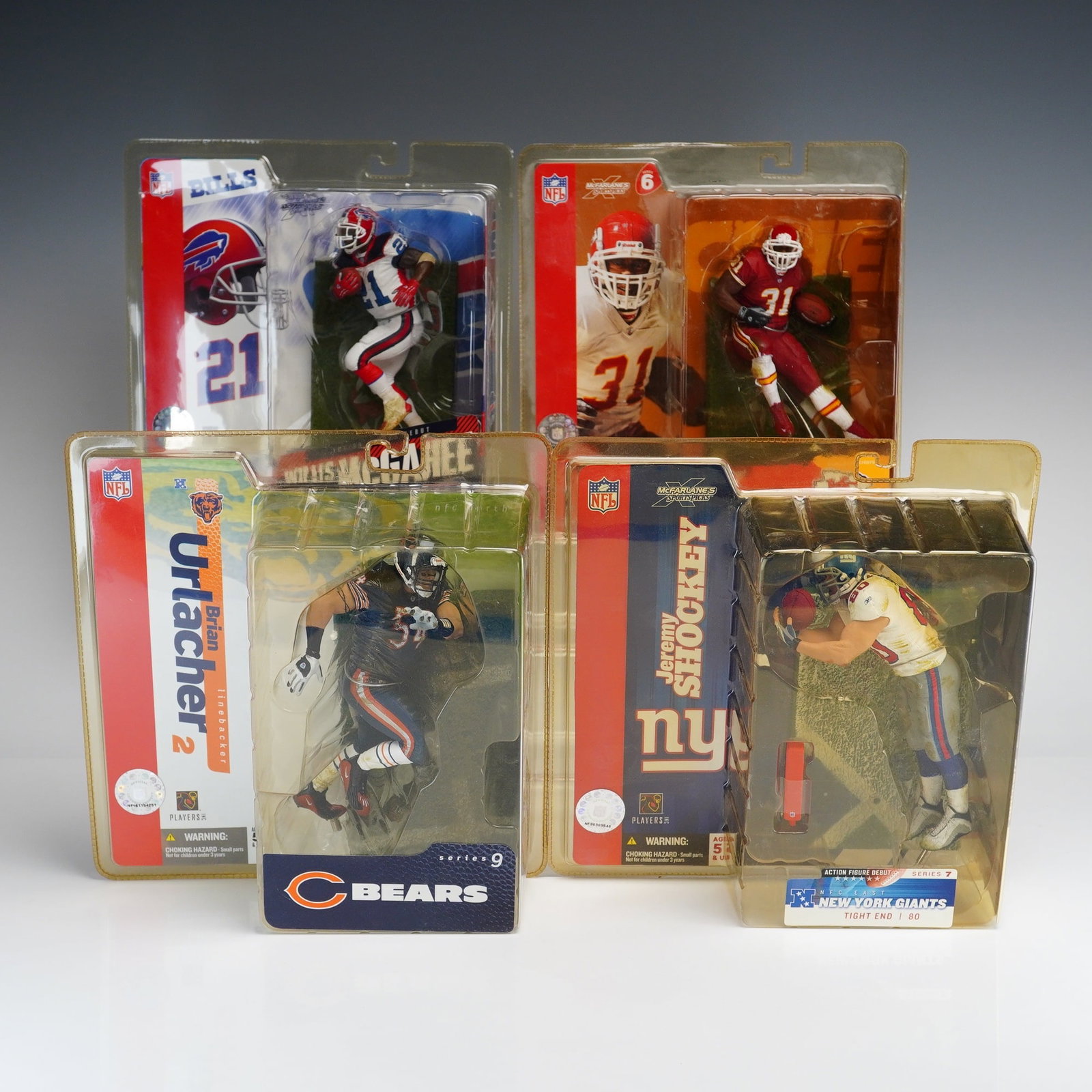 4pc NFL Figurines in Boxes Featuring McFarlane Toys SportsPicks Action Figures (1 of 3)