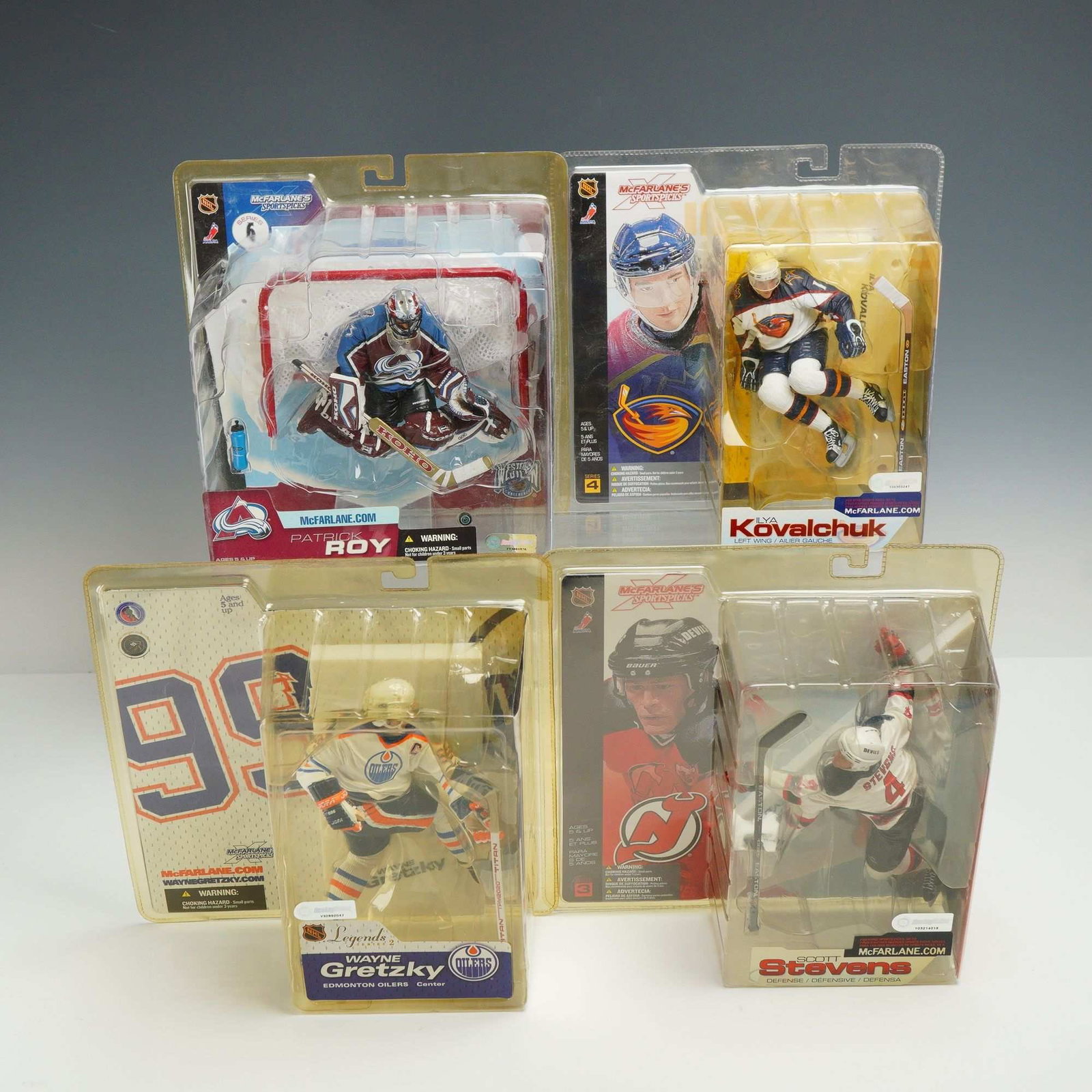4pc McFarlane's SportsPicks NHL Hockey Action Figures in Boxes (1 of 3)