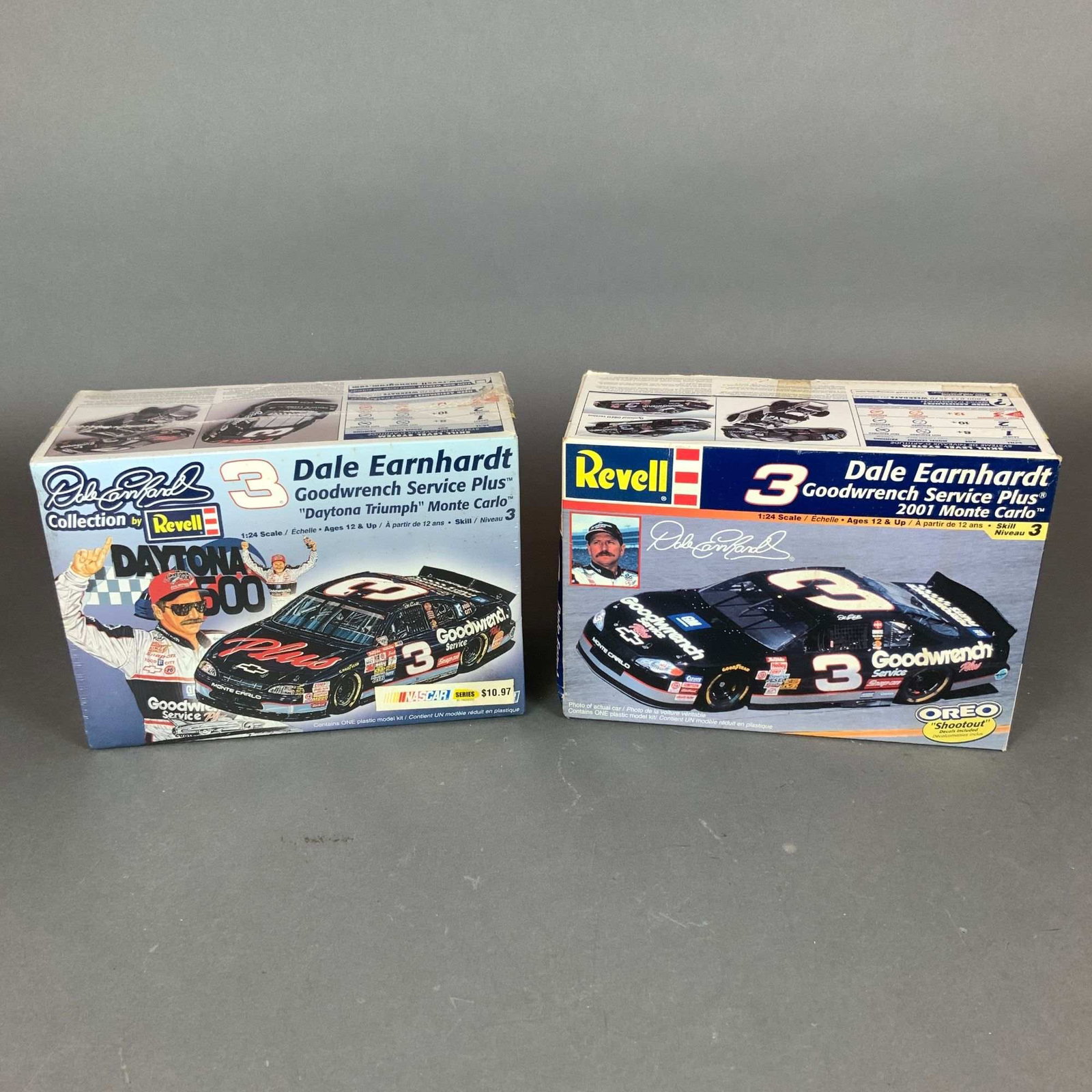 2pc Revell Dale Earnhardt NASCAR 1:24 Monte Carlo Model Kits (1 of 3)