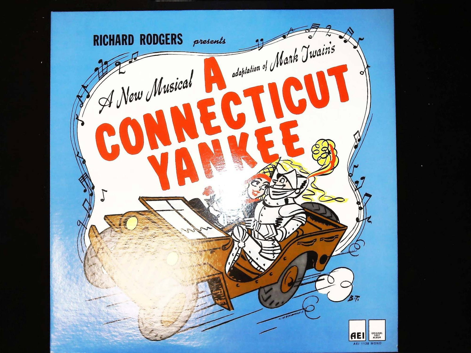 A Connecticut Yankee 1943 Broadway Revival Cast Recording AEI Records 1138 Vinyl LP (1 of 3)