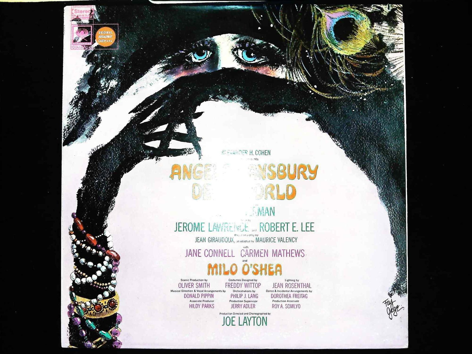 Angela Lansbury Jerry Herman Dear World Original Broadway Cast Recording Vinyl LP Columbia (1 of 3)