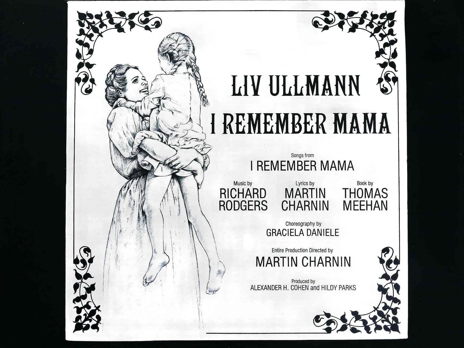 I Remember Mama 1979 Broadway Cast Promotional LP Record (1 of 2)