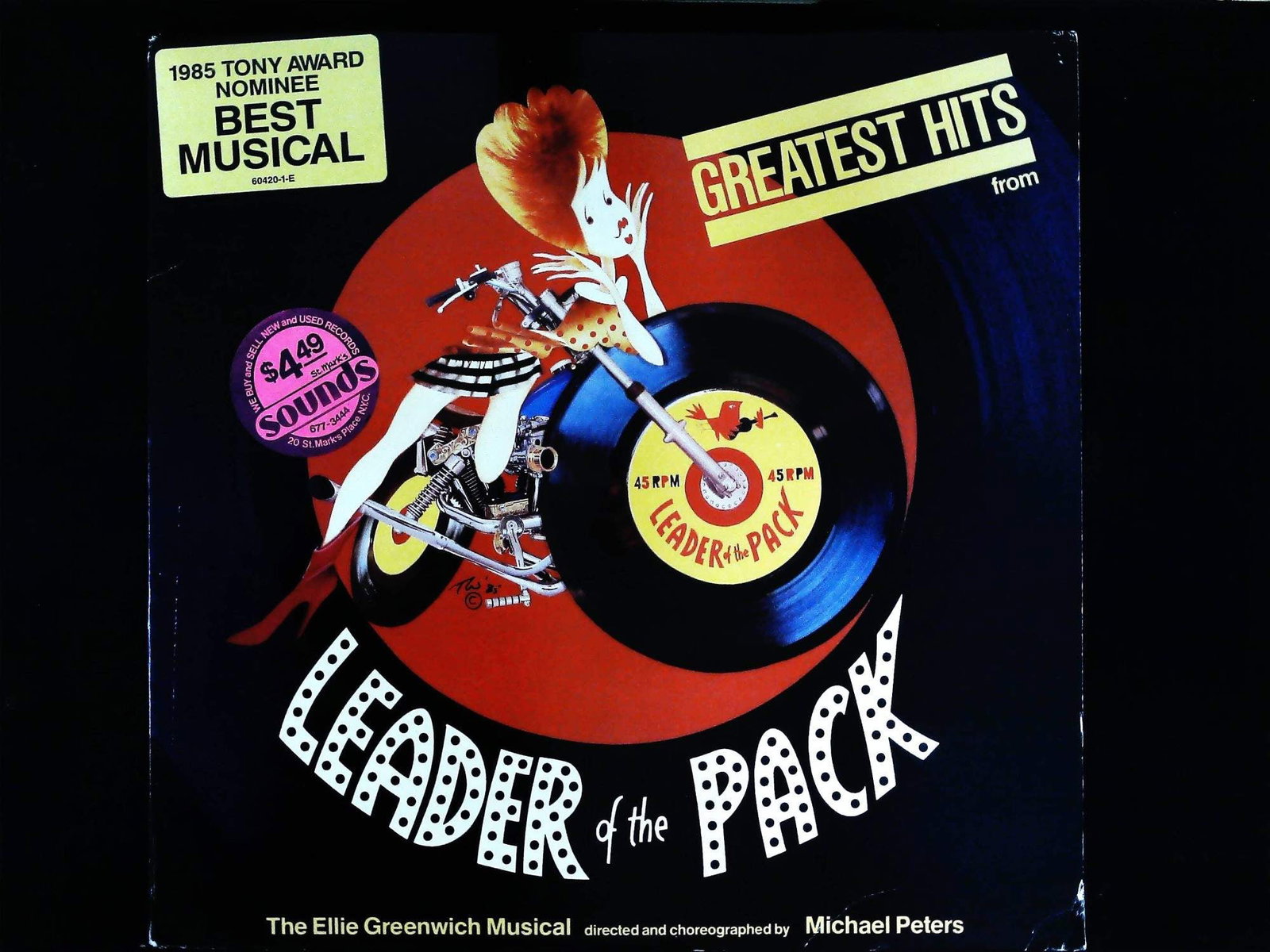 Leader of the Pack Original Broadway Cast Recording Promotional Vinyl LP (1 of 3)