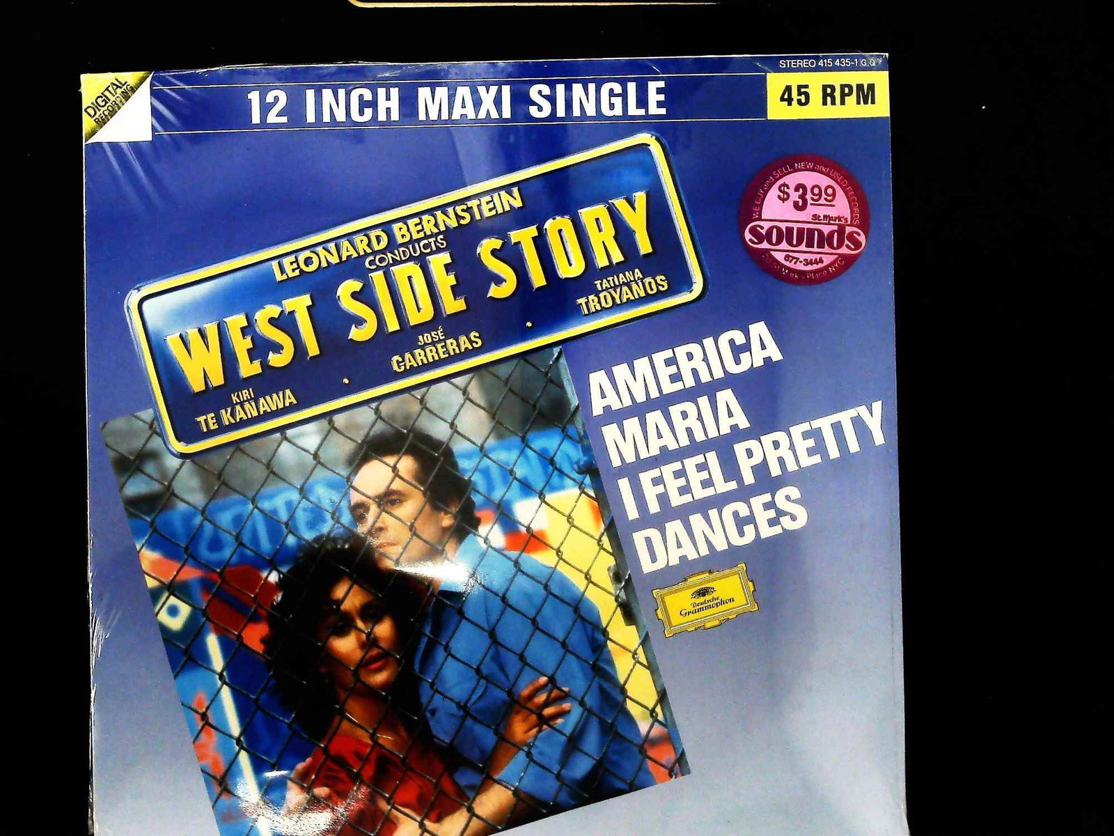 Leonard Bernstein Conducts West Side Story Deutsche Grammophon 12 Inch Maxi Single 415 435-1 (1 of 2)