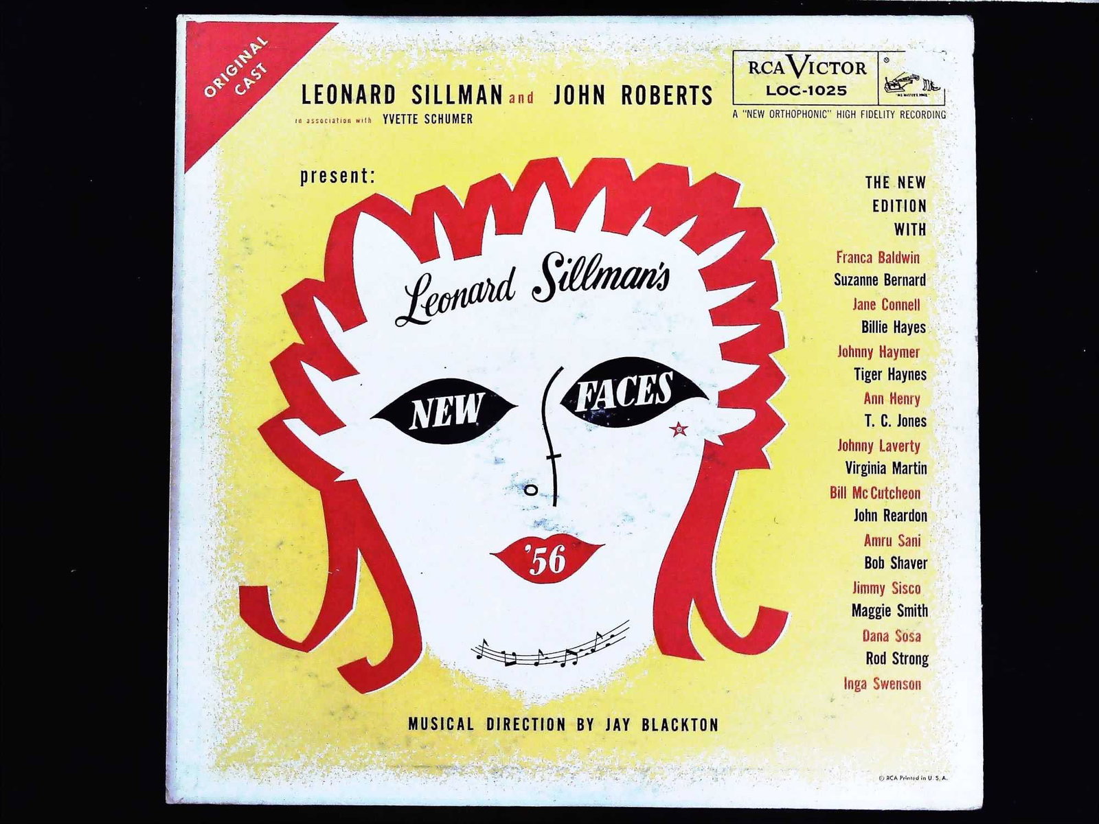 Leonard Sillman - New Faces of '56 Cast RCA Victor LOC-1025 1956 (1 of 3)