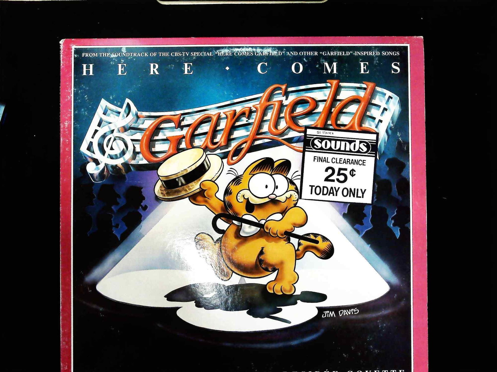 Lou Rawls and Desiree Goyette Here Comes Garfield Promotional Vinyl LP 1982 (1 of 3)