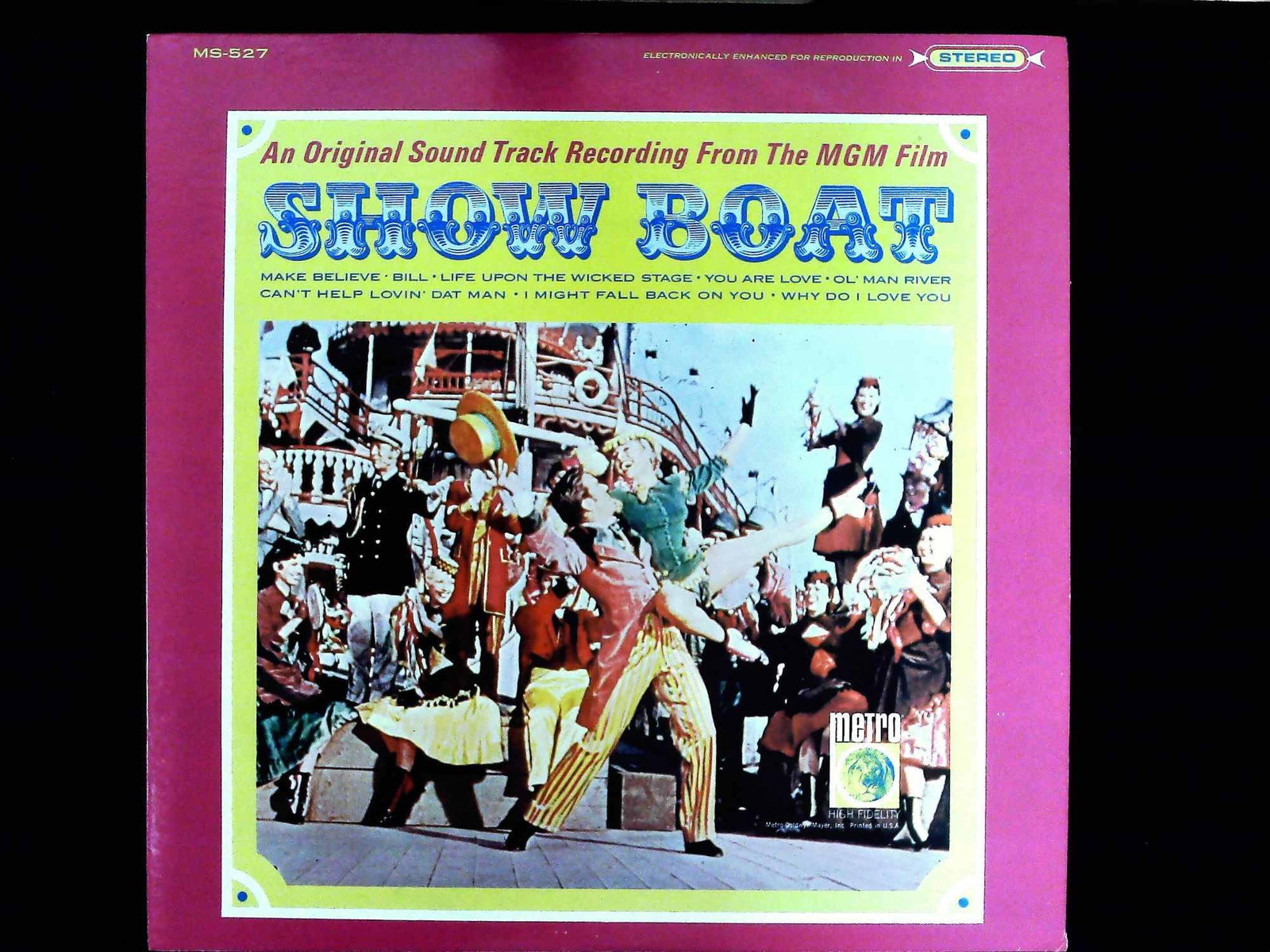 Show Boat An Original Sound Track Recording From The MGM Film Metro Records MS-527 Vinyl LP (1 of 3)