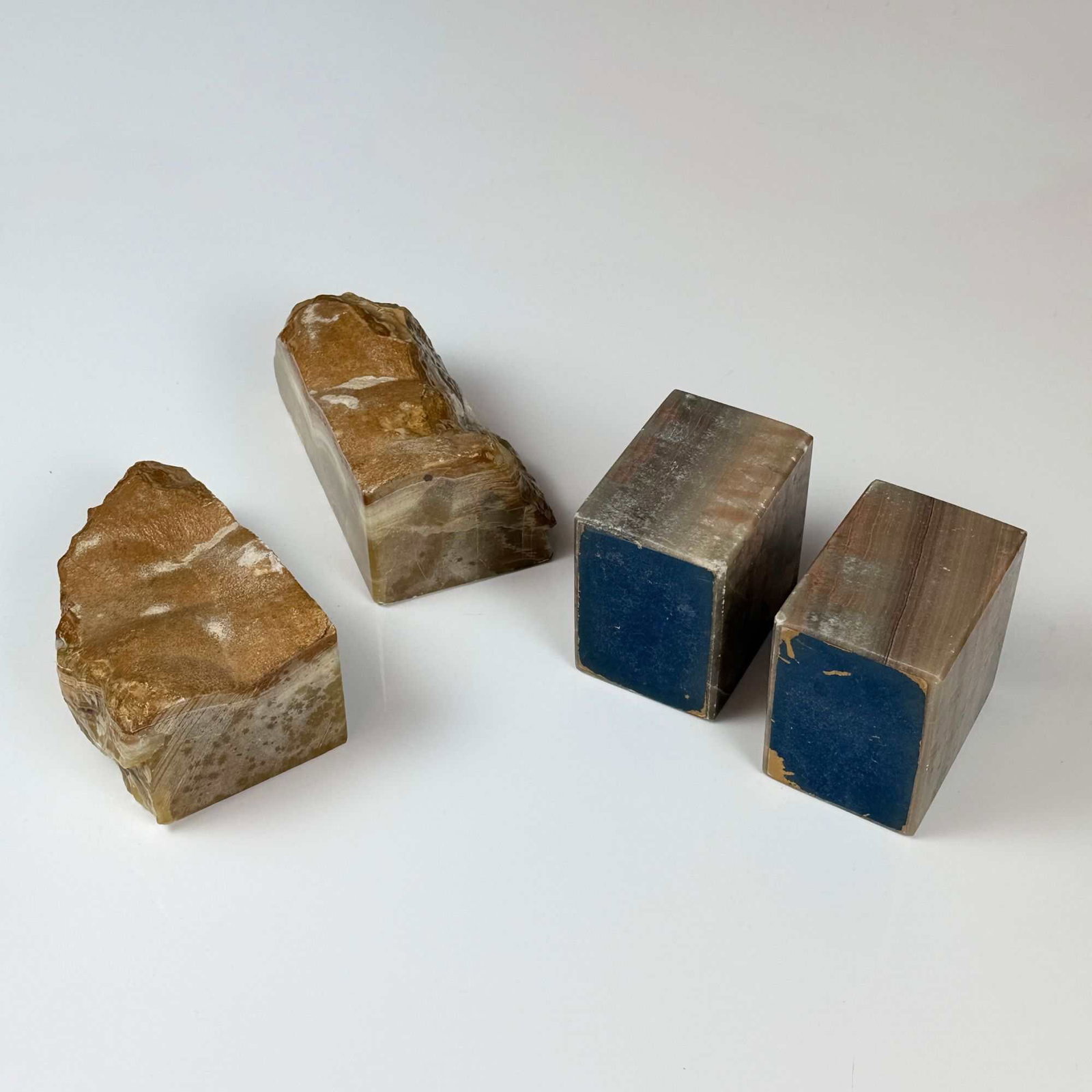 4pc Polished Stone Bookends - 3