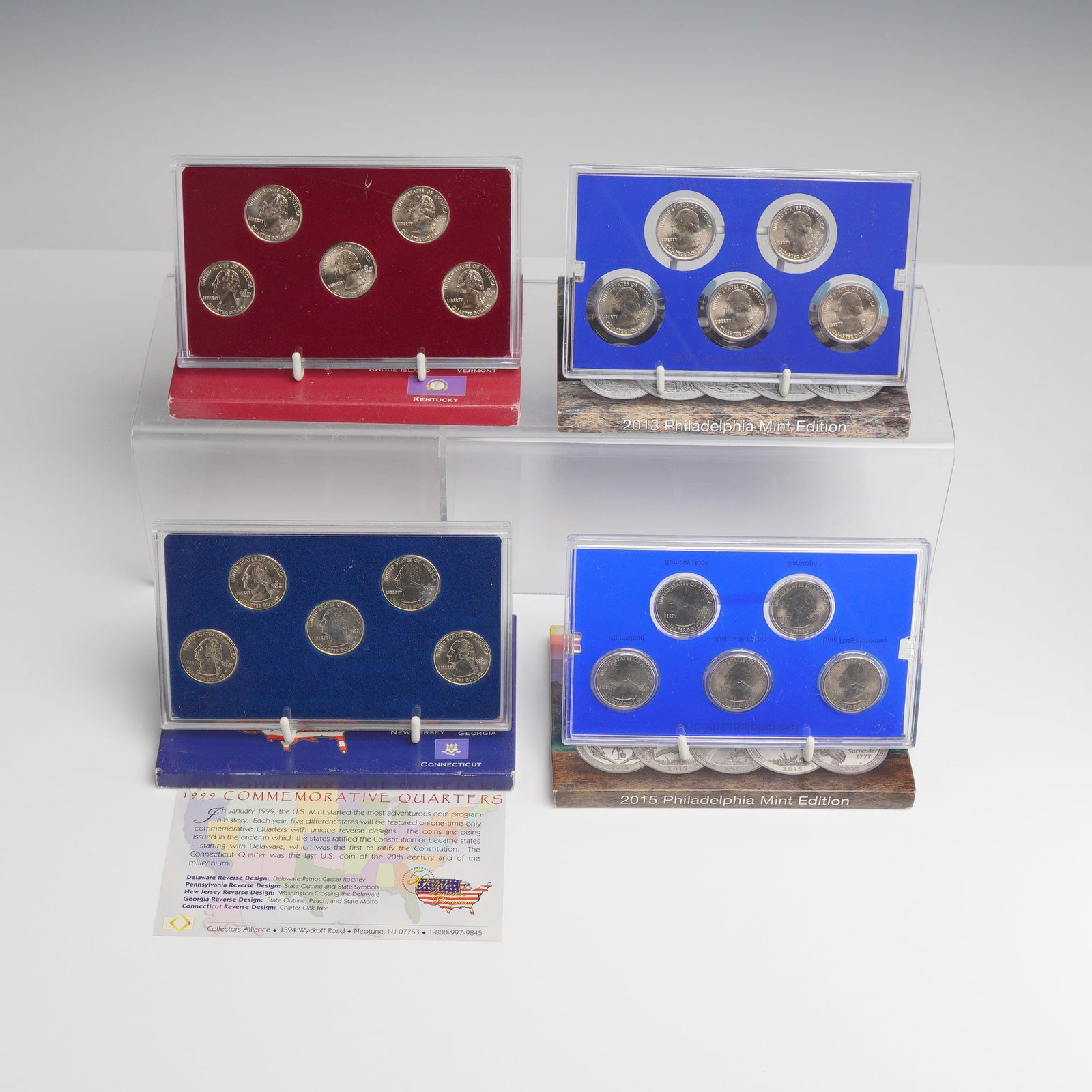 4pc US 50 State and America the Beautiful Quarter Sets, 1999-2015 (1 of 5)