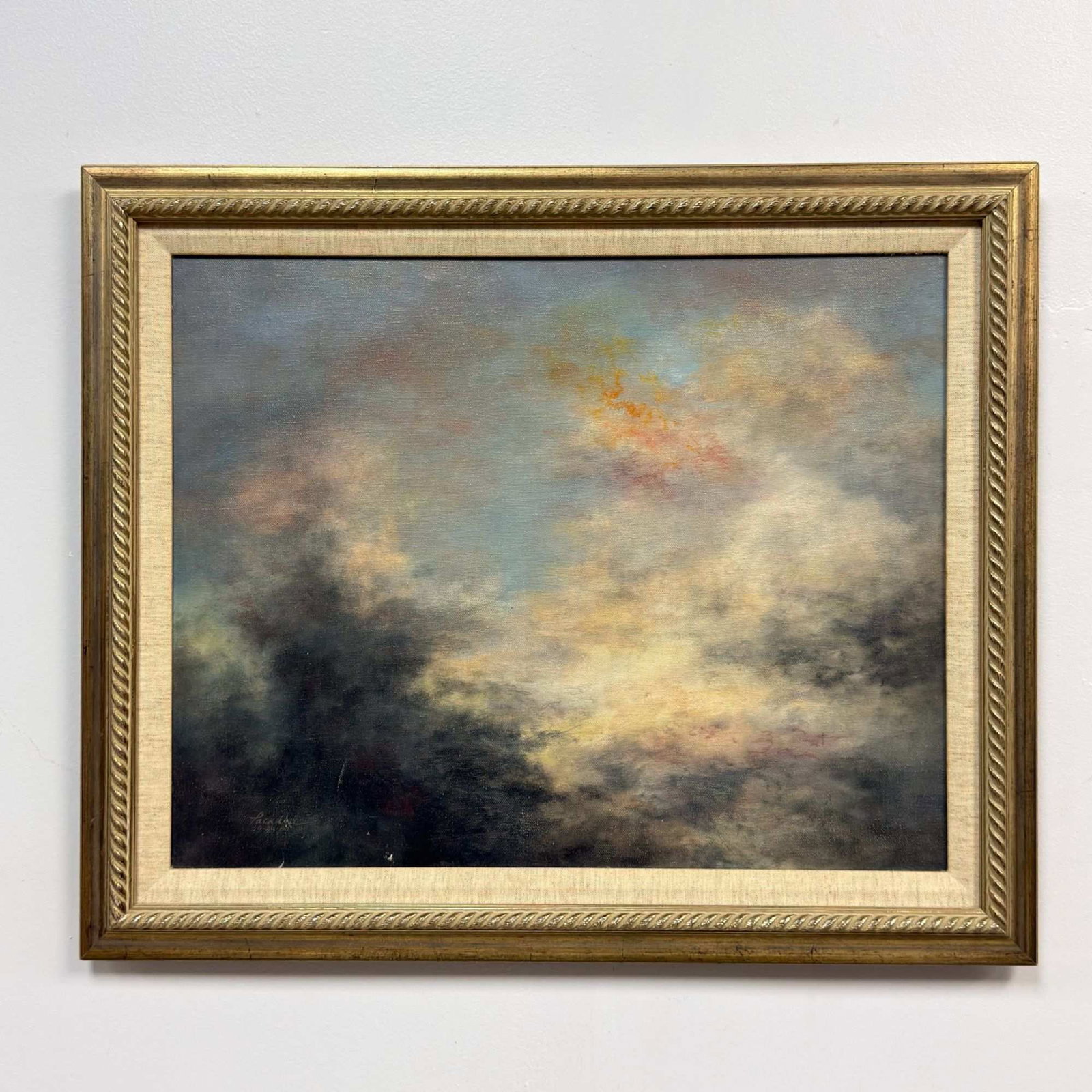 Jeffrey H. Packard, Ethereal Cloud Study, Oil on Canvas, 1980 (1 of 3)