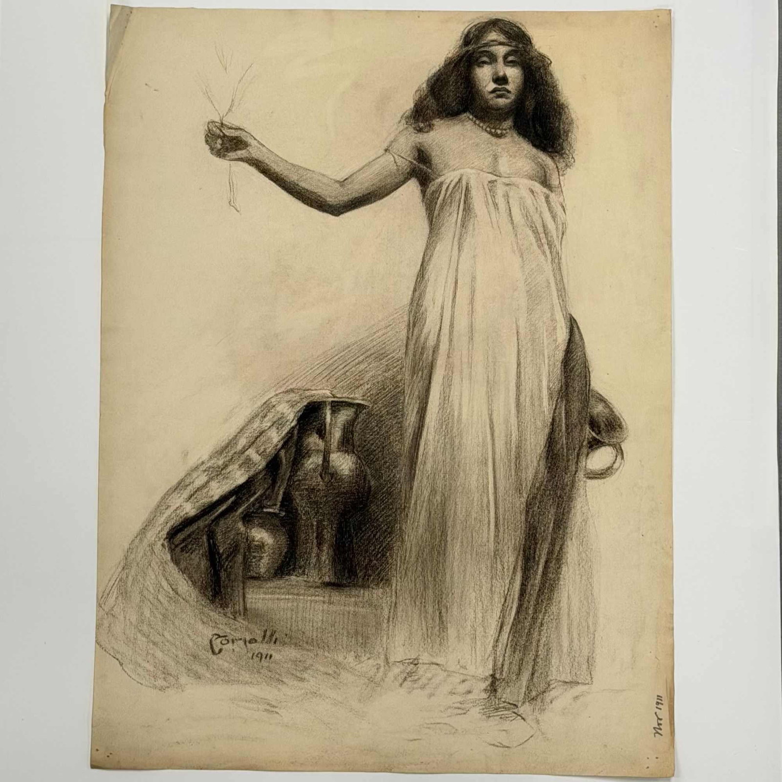 Angelo Comolli (Italian, 1863-1949), Study of a Woman, 1911 (1 of 6)