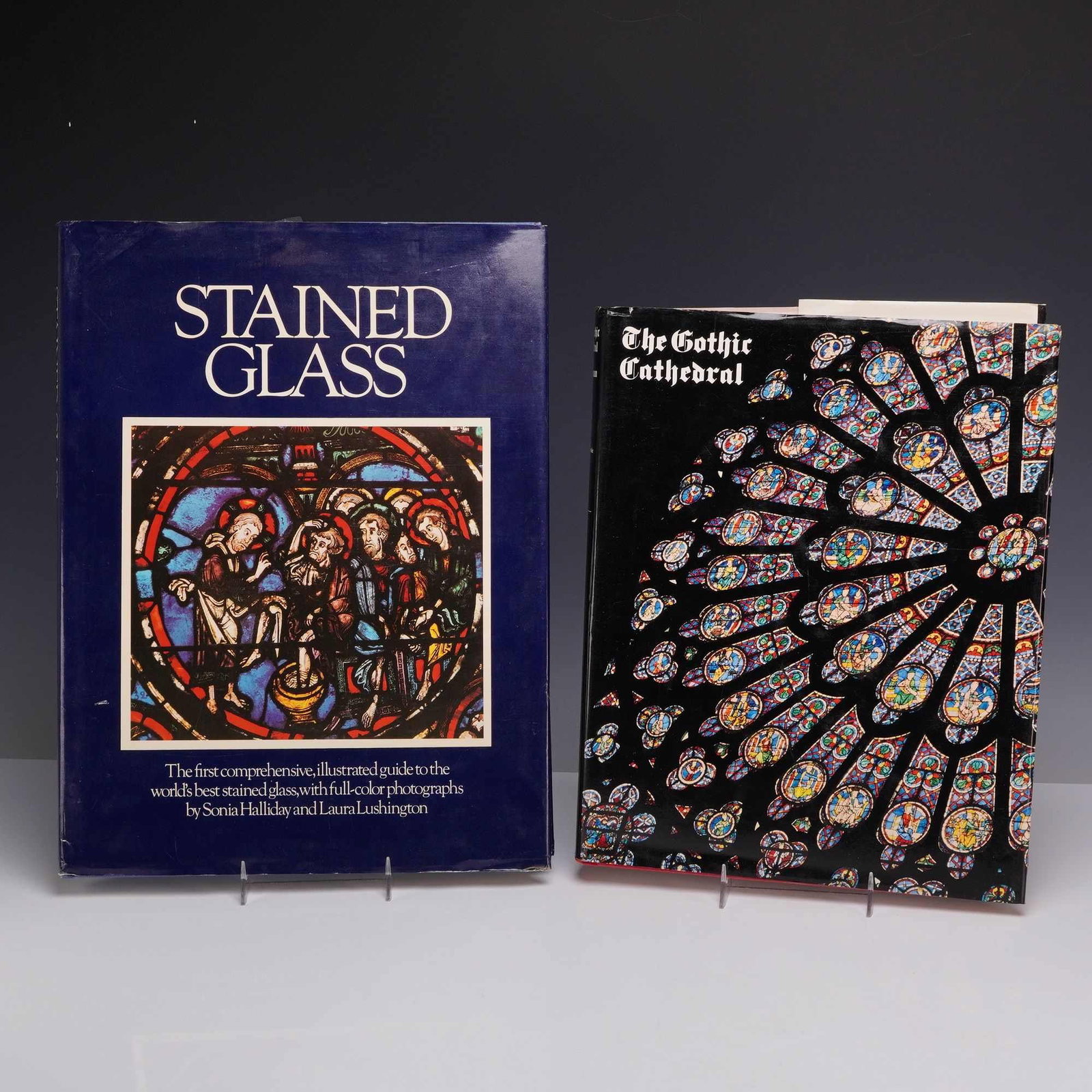 Two Books: Lee. Stained Glass. Crown (3rd Printing); and Swaan. The Gothic Cathedral. 1969. (DJ) (1 of 3)