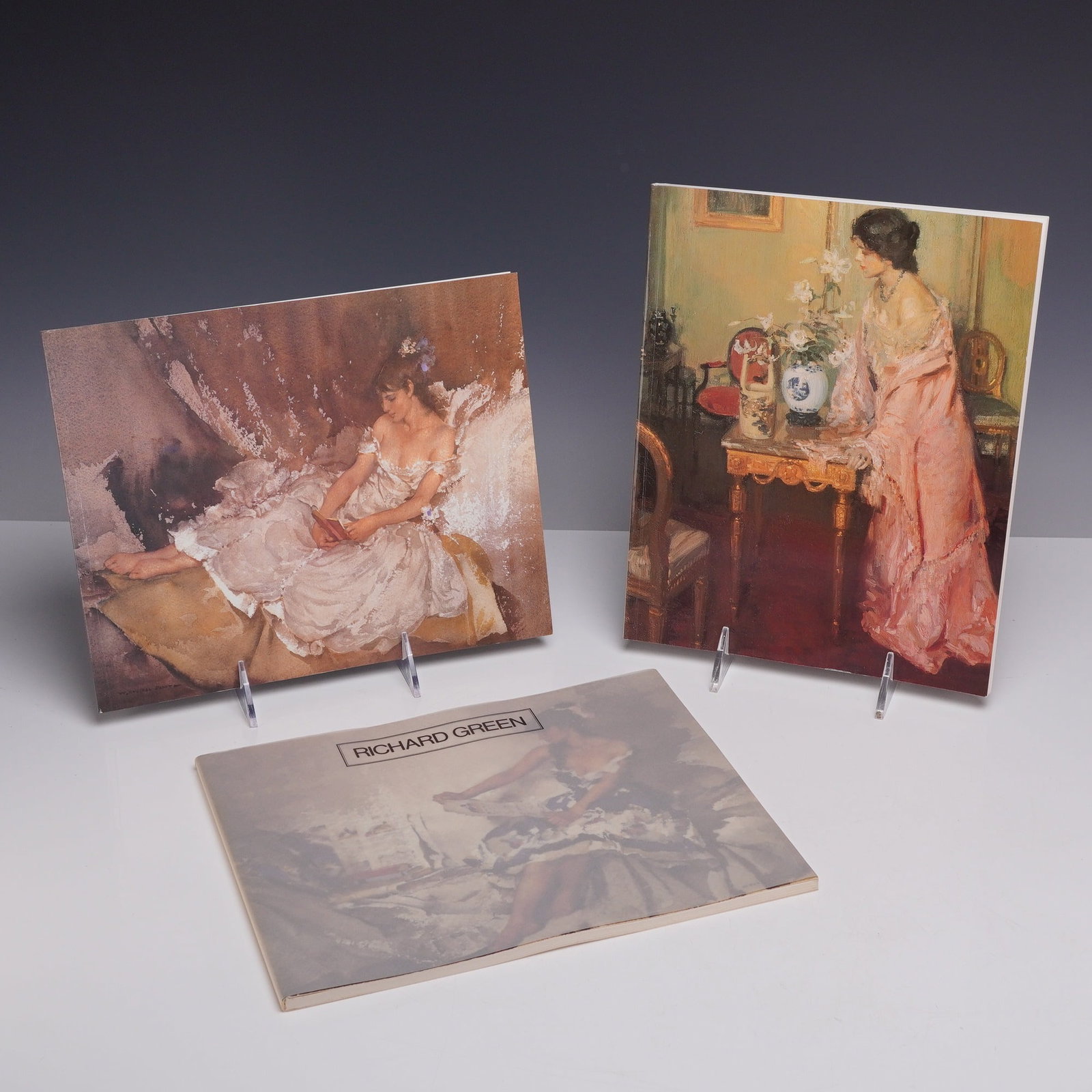 3pc Book Collection of Richard Green Art Exhibition Catalogs (1 of 3)