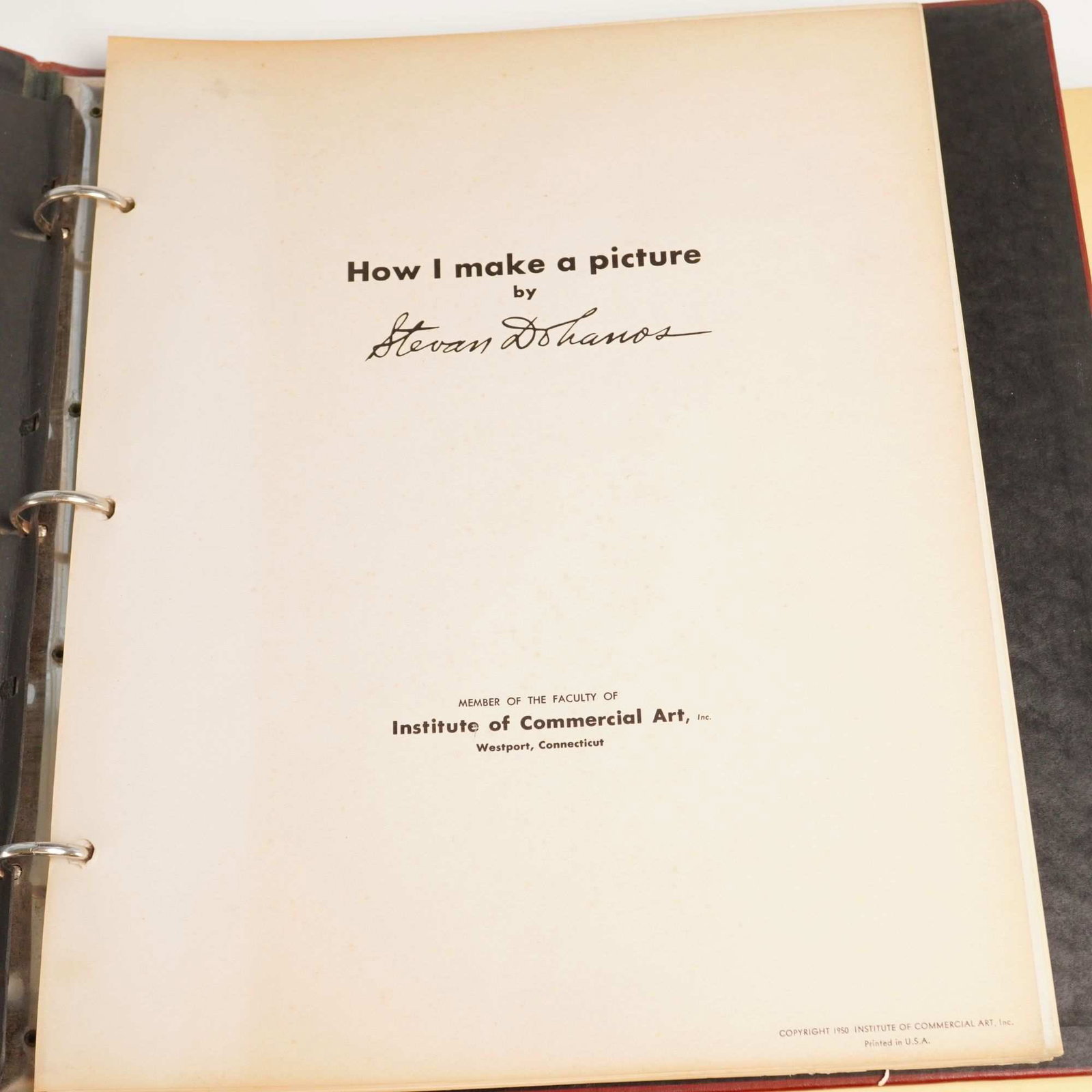 3pc Famous Artists Advanced Program Binders - 3