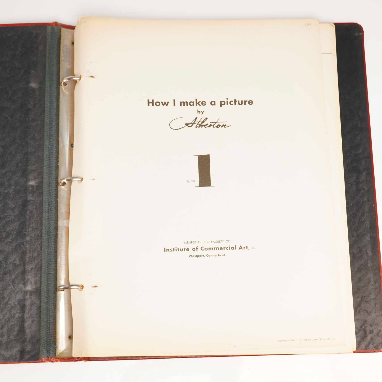 3pc Famous Artists Advanced Program Binders - 5