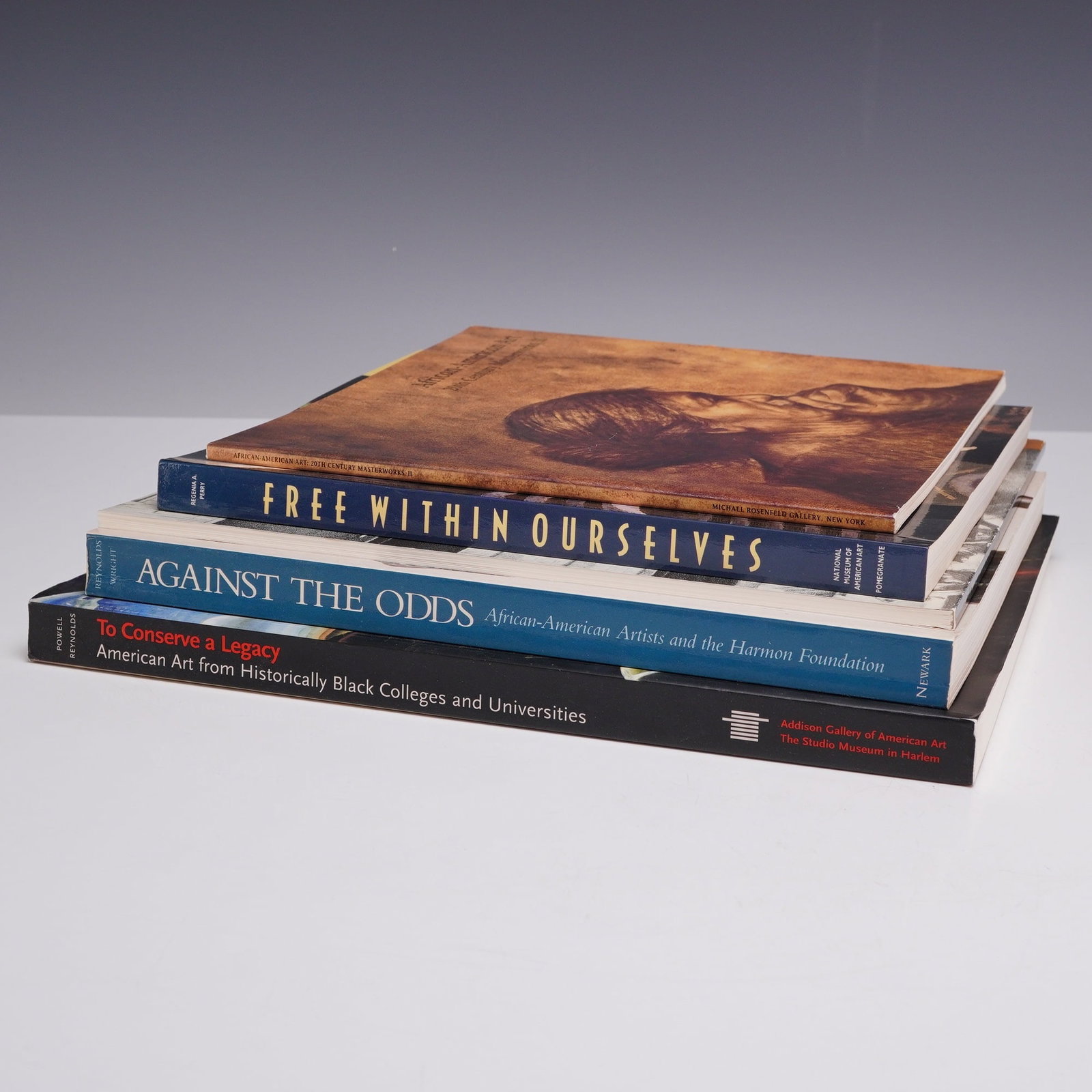 Lot of 5 African-American Art Softcover Books including To Conserve a Legacy and Against the Odds (1 of 4)