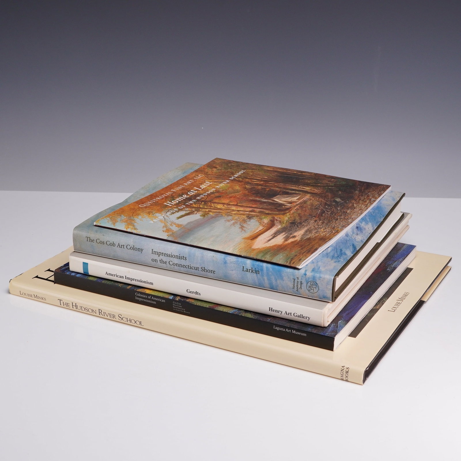 5pc Books on American Impressionism and the Hudson River School (1 of 4)
