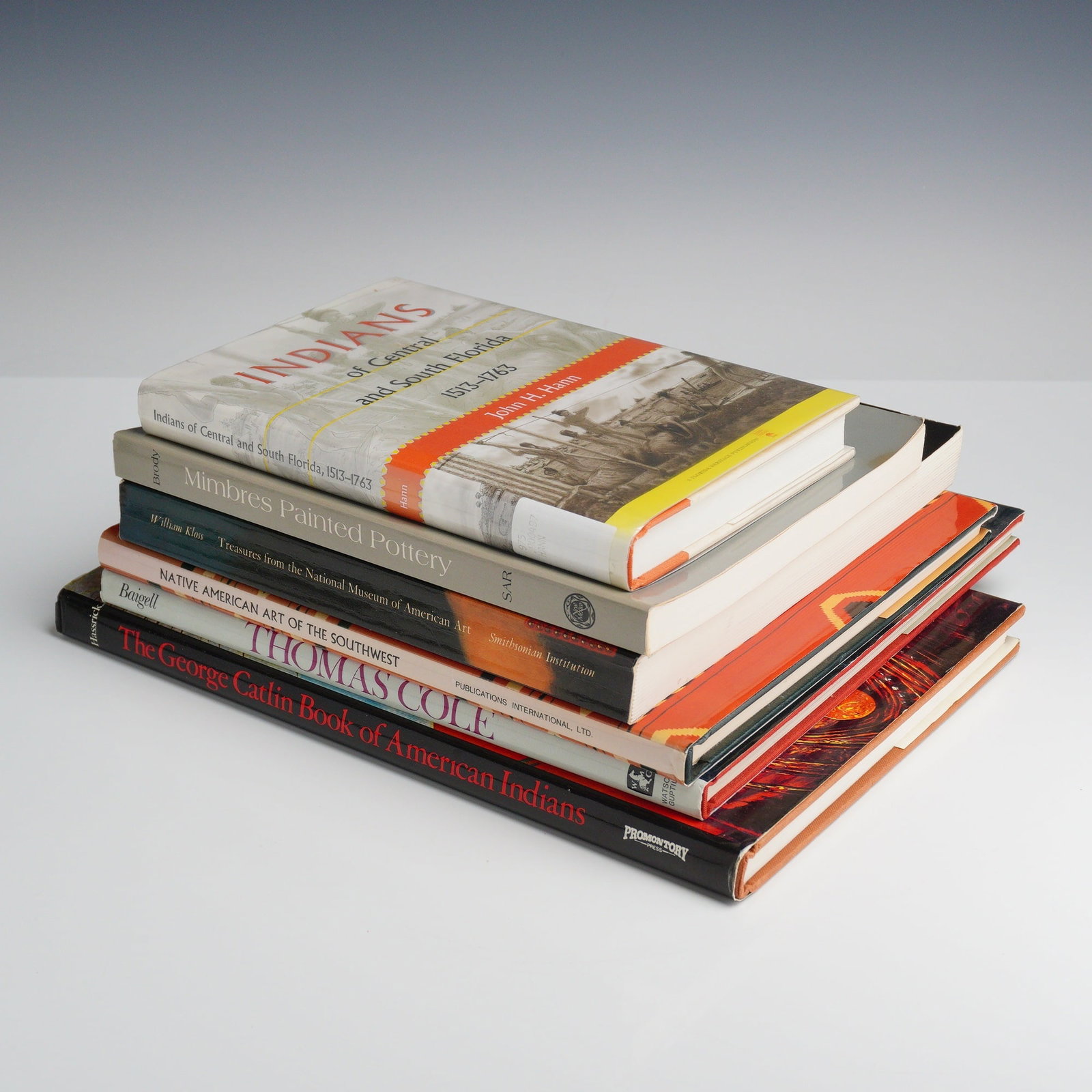 6pc Native American and Art History Books (1 of 4)