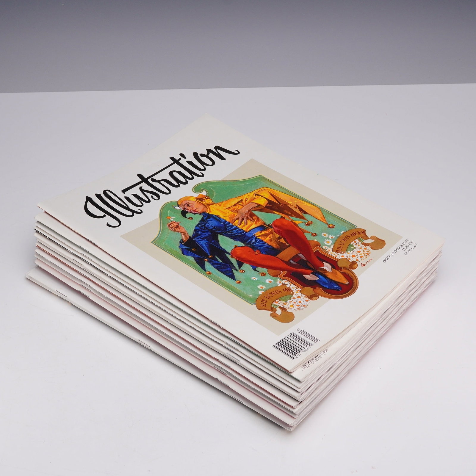 A Collection of 7 Art Illustration Magazines. (1 of 6)