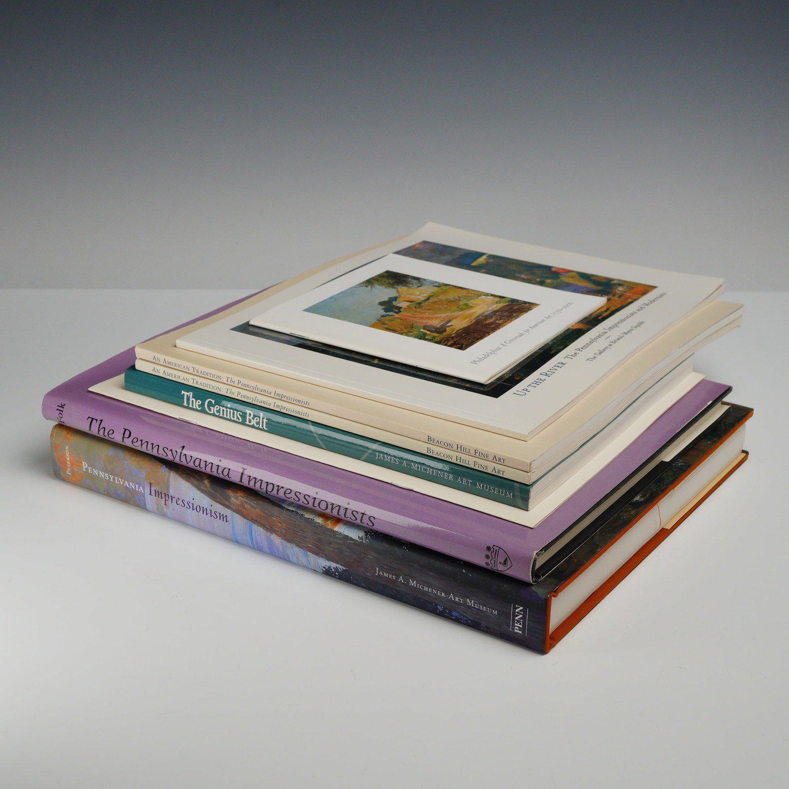 A Collection of 7 Pennsylvania Impressionism Art Books and Exhibition Catalogs (DJ) (1 of 5)