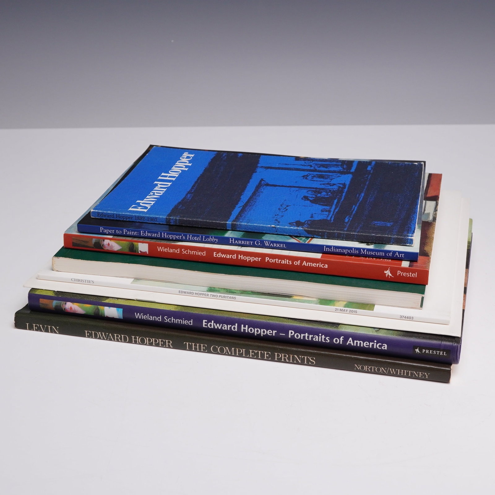 Collection of 8 Edward Hopper Softcover Books including The Complete Prints (1 of 3)