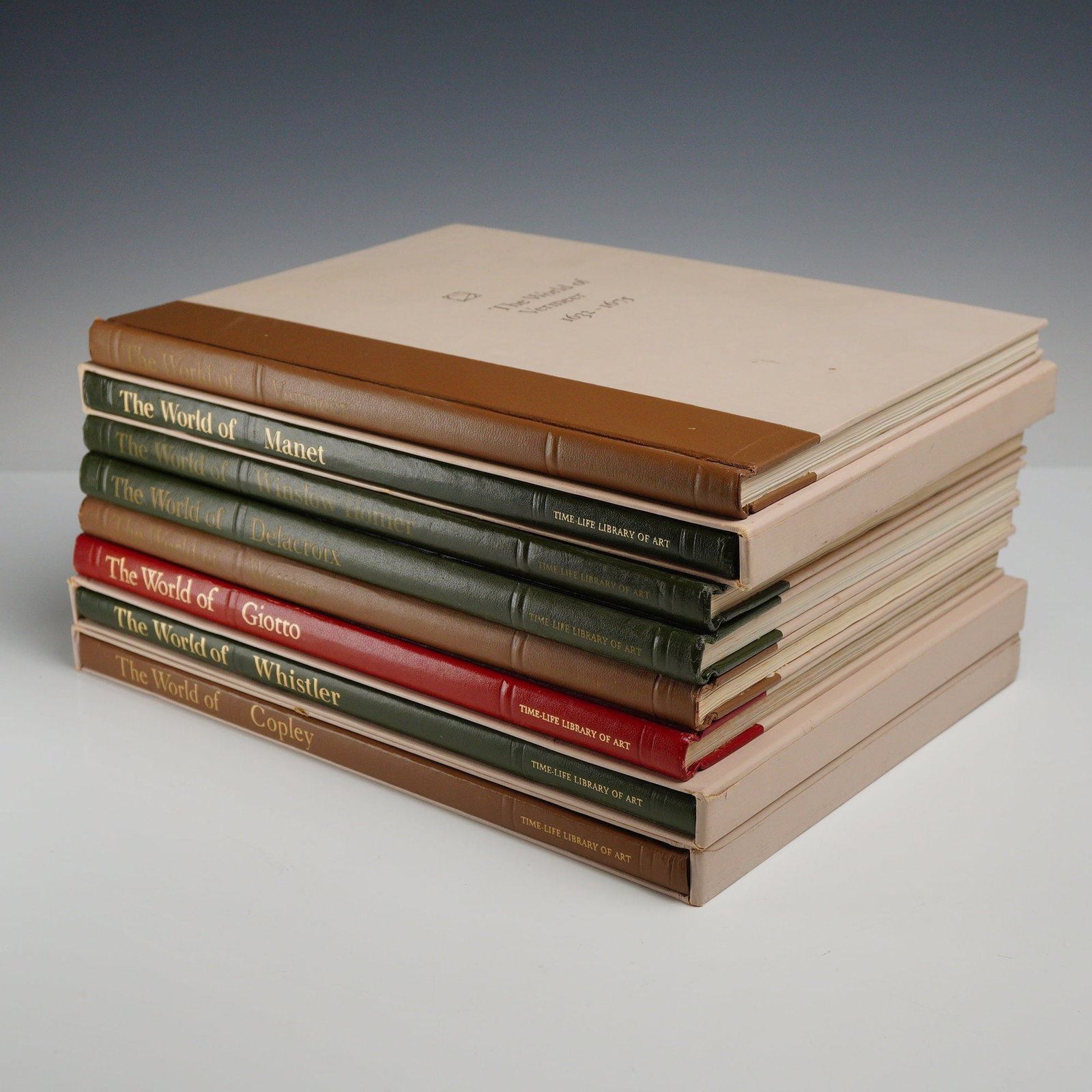 An 8-Volume Set. Time-Life Library of Art Books. Time Incorporated, c. 1966-1970. (1 of 5)