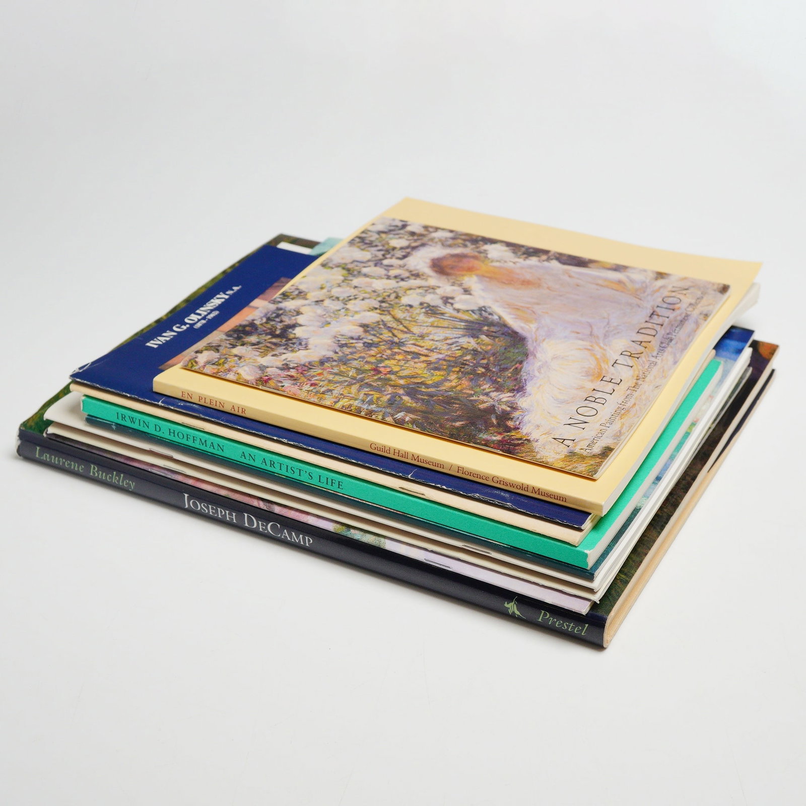 A Collection of 10 Art Books and Exhibition Catalogs Including Joseph DeCamp and En Plein Air (1 of 6)