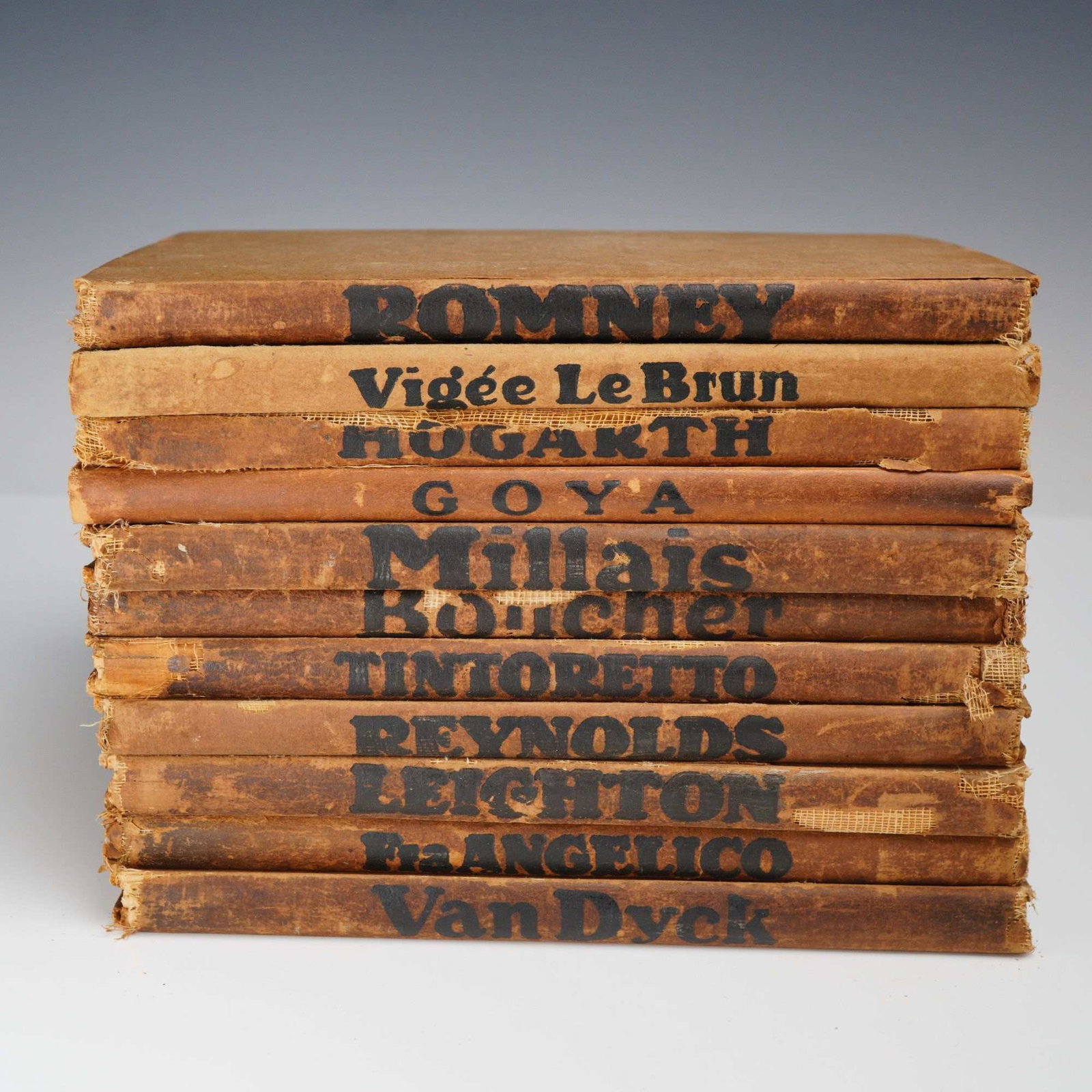 11pc Illustrated Hard Cover Books, Masterpieces in Colour (1 of 5)