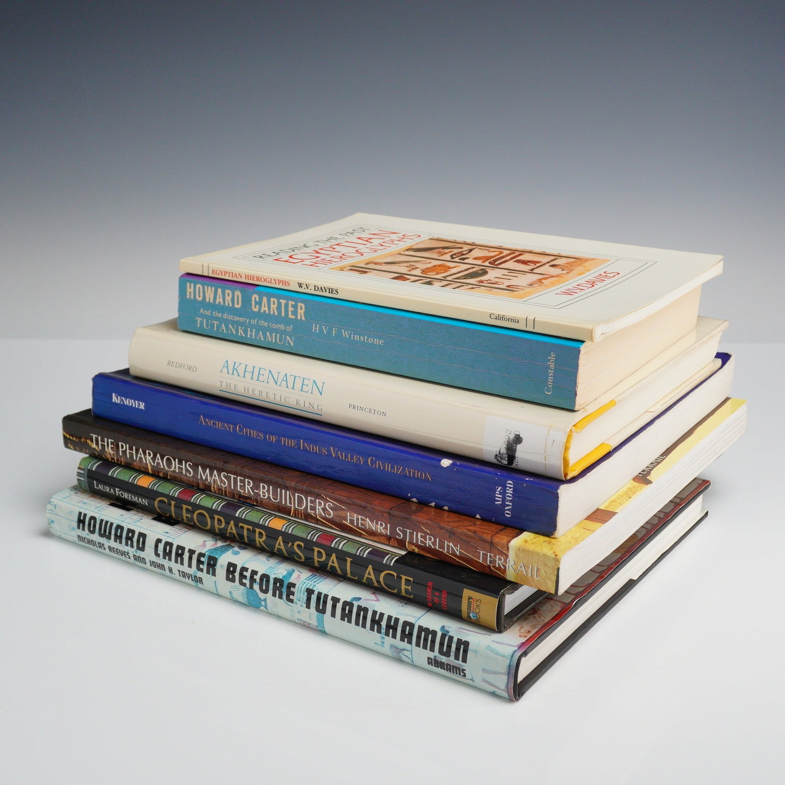 7pc Books on Ancient Egypt and Indus Valley Archaeology (1 of 5)