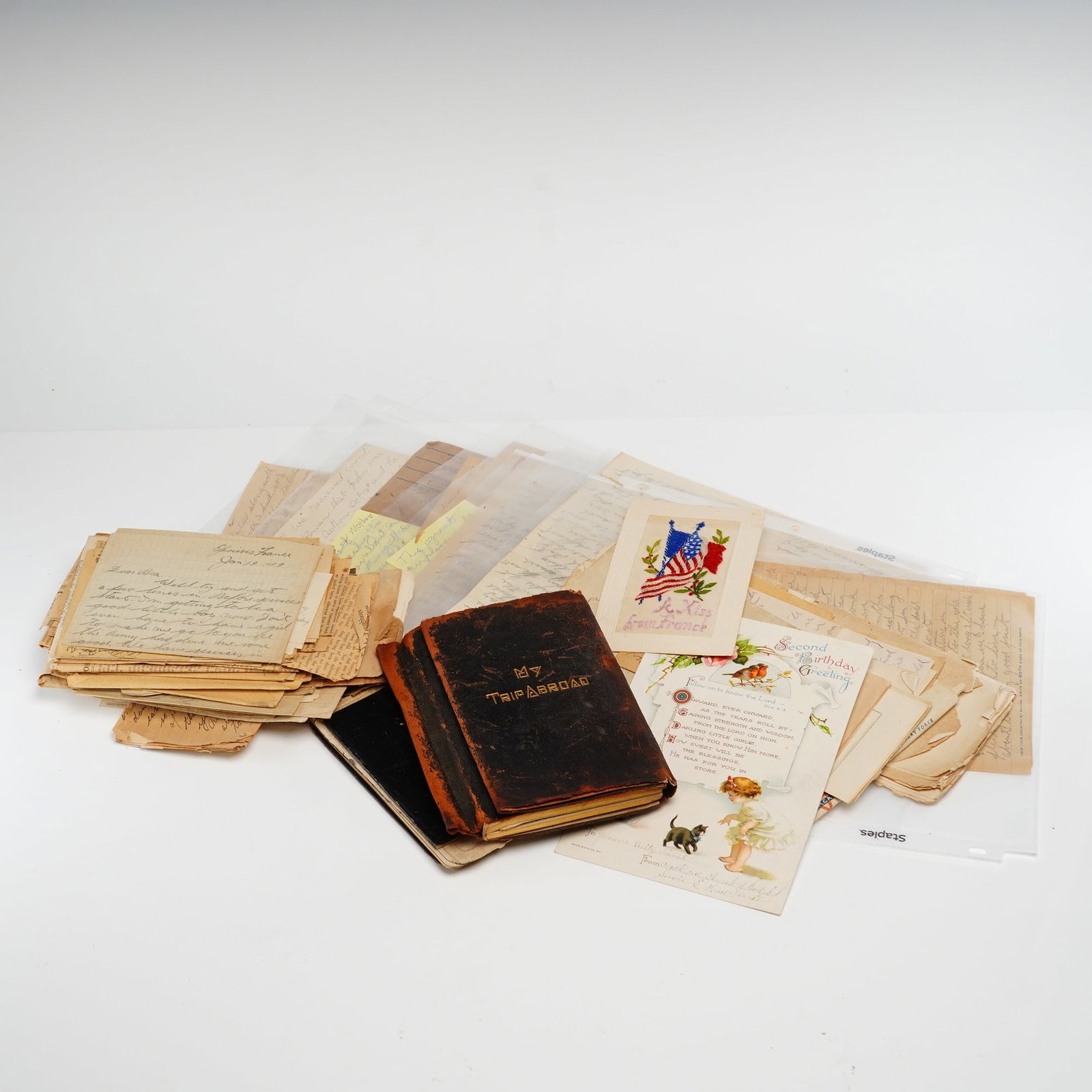 A Collection of 20th Century Letters, Postcards, and a Personal Diary (1 of 3)