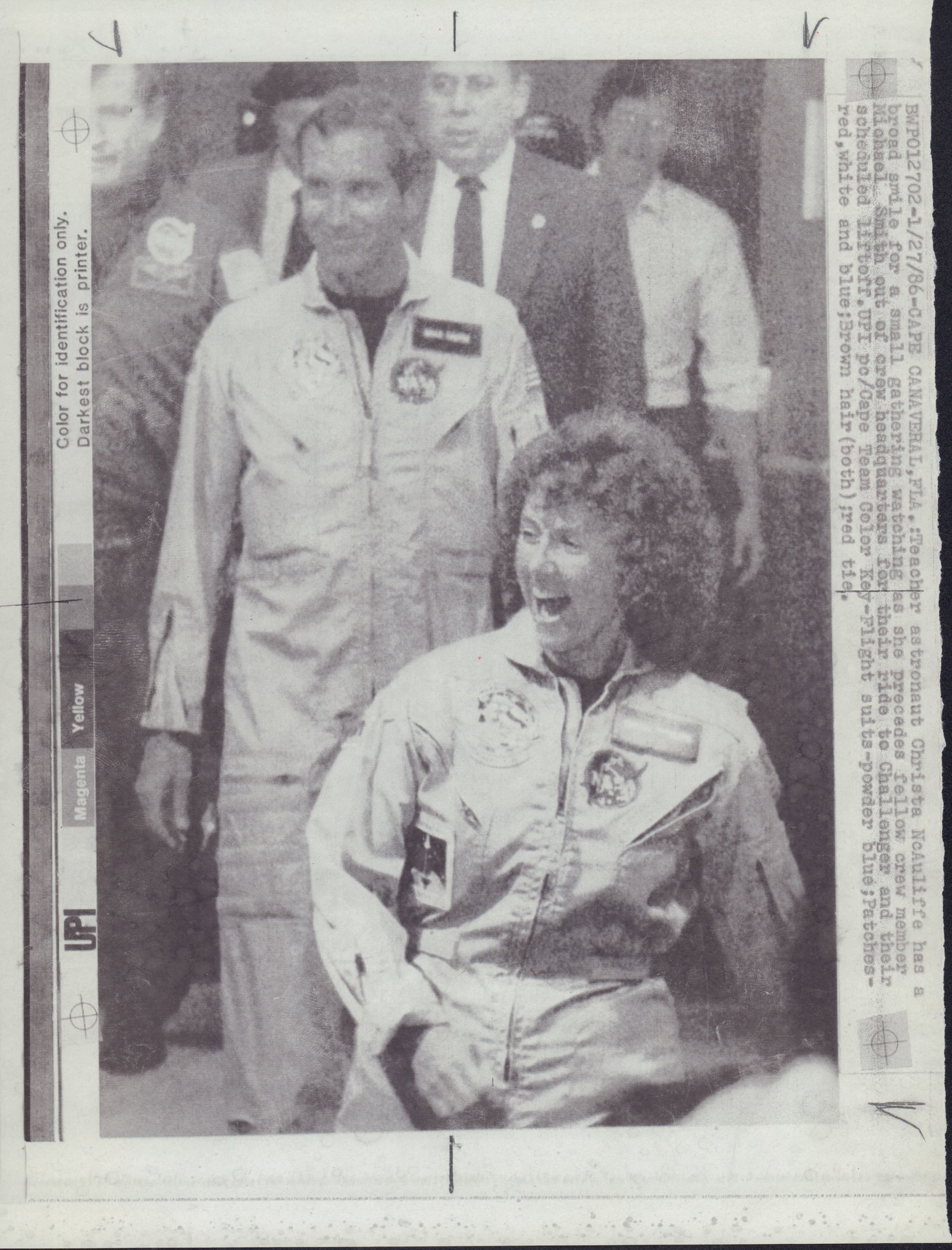 Christa McAuliffe and Space Shuttle Challenger Disaster Press Negatives and Memorabilia (1 of 7)