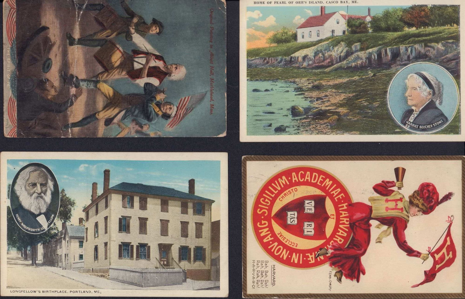 4pc Collection of Vintage American Postcards (1 of 2)