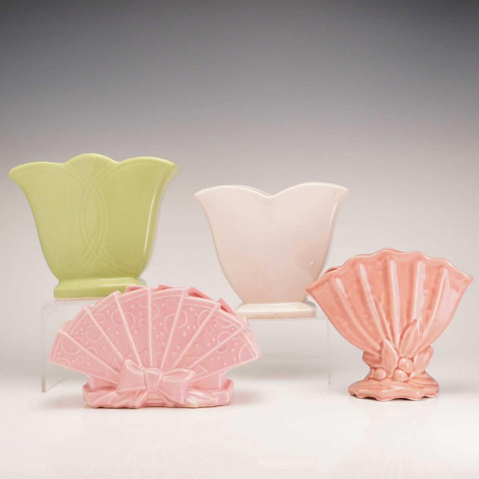 4pc McCoy and RRP Co. Ceramic Planters (1 of 5)