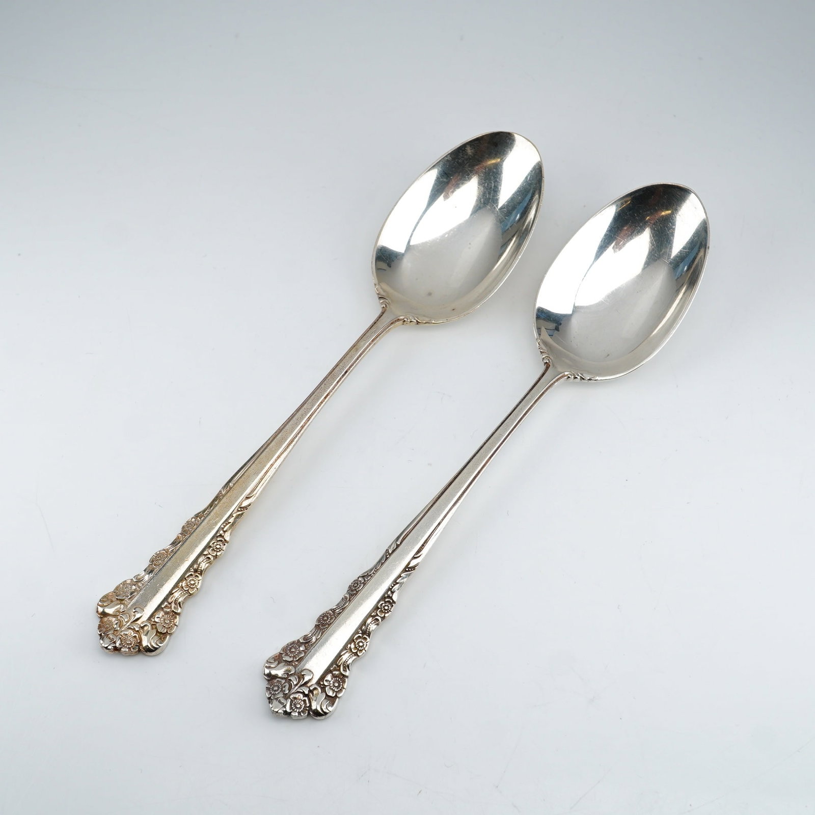2pc Lunt Sterling Silver Teaspoons, Belle Meade (1 of 4)