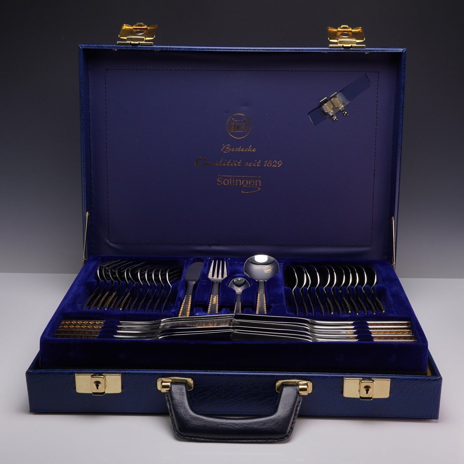 65pc Bestecke Solingen 18/10 Stainless Steel Flatware Set with Case (1 of 6)