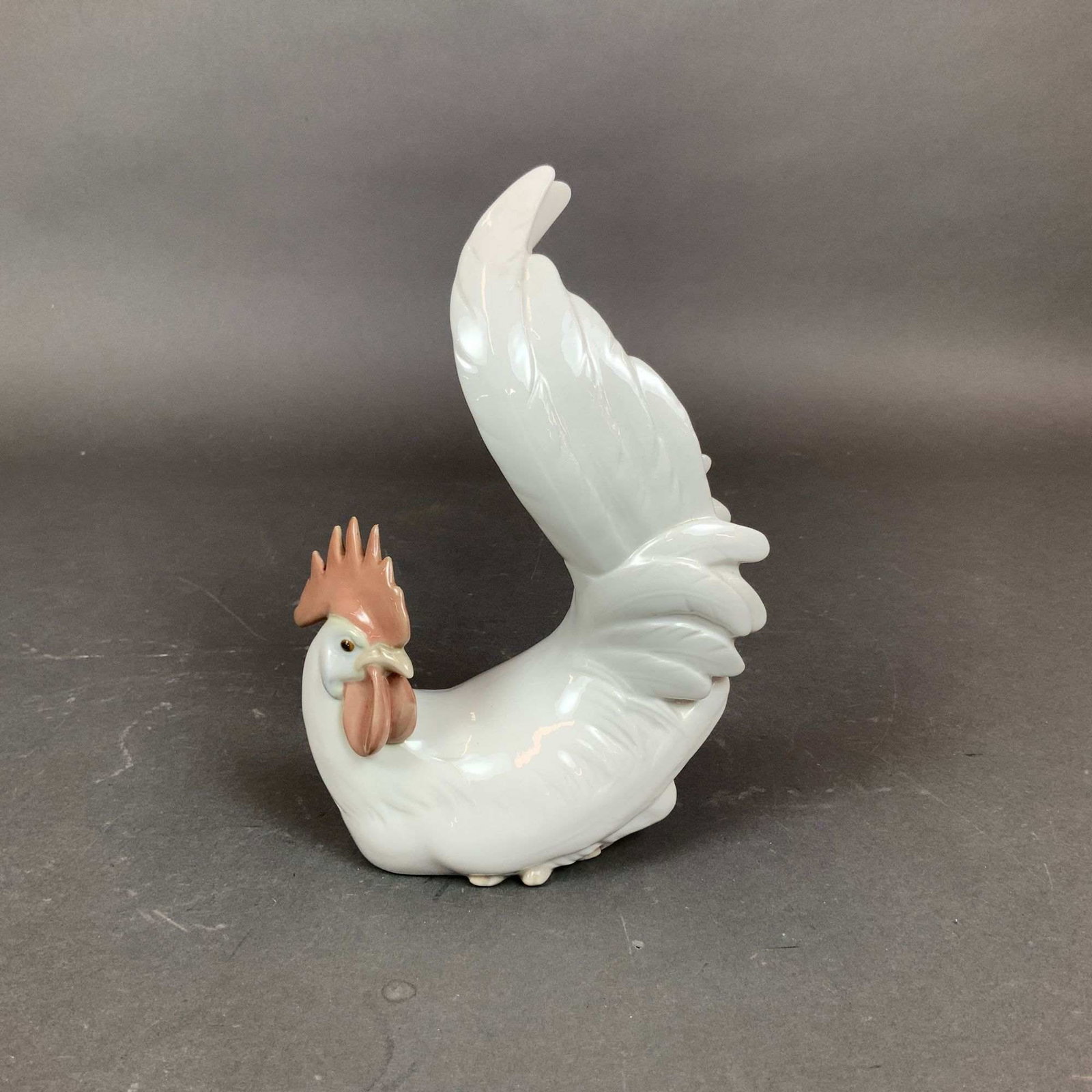 Lladro Porcelain Figurine, White Cockerel 01004588 (1 of 3)
