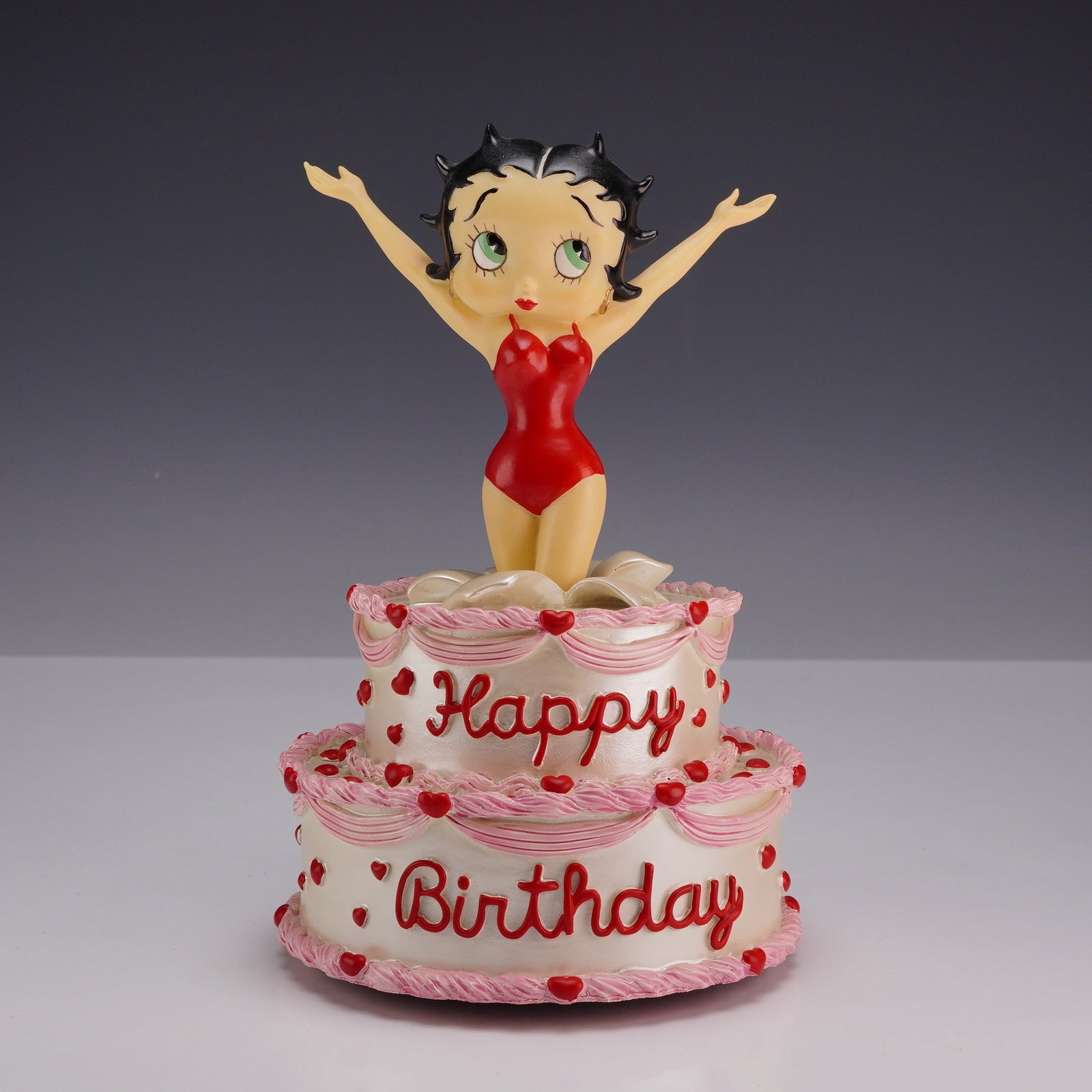 The San Francisco Music Box Company Betty Boop Music Box, Happy Birthday Cake (1 of 3)