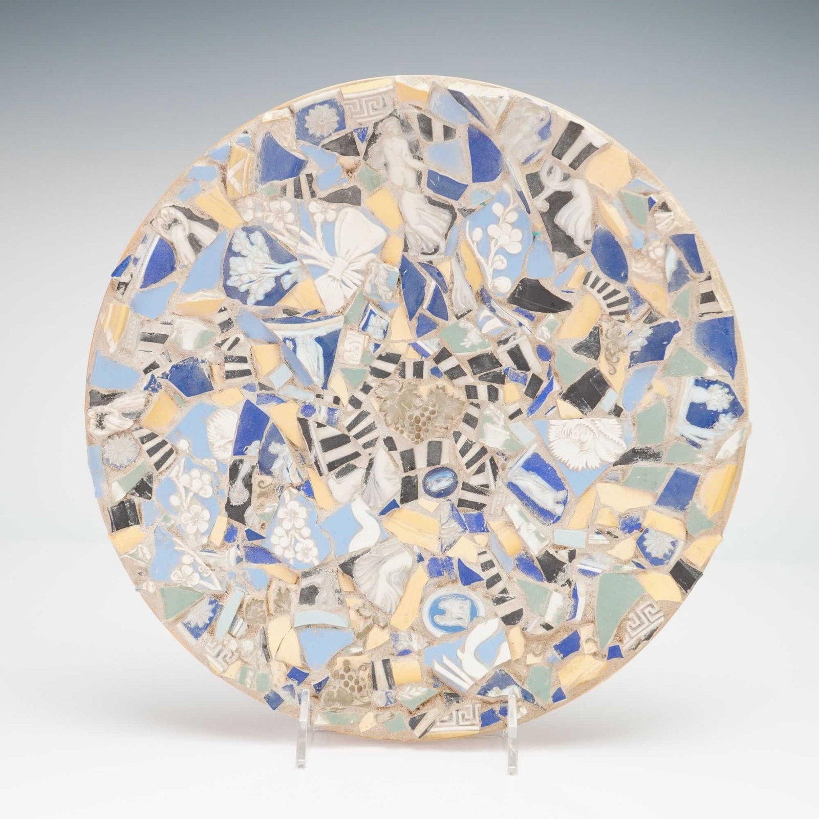 Suzanne Borow Rubin Pique Assiette Mosaic Decorative Plate, 2011 (1 of 3)