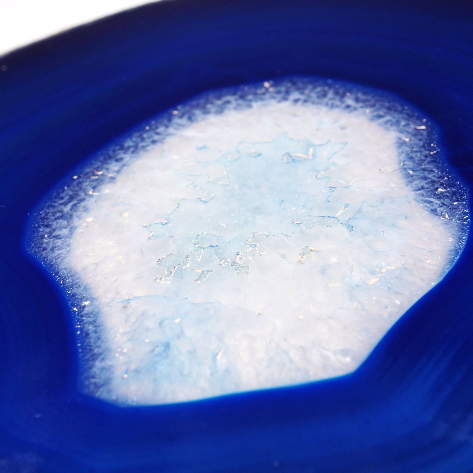 2pc Blue Agate Slices - 3