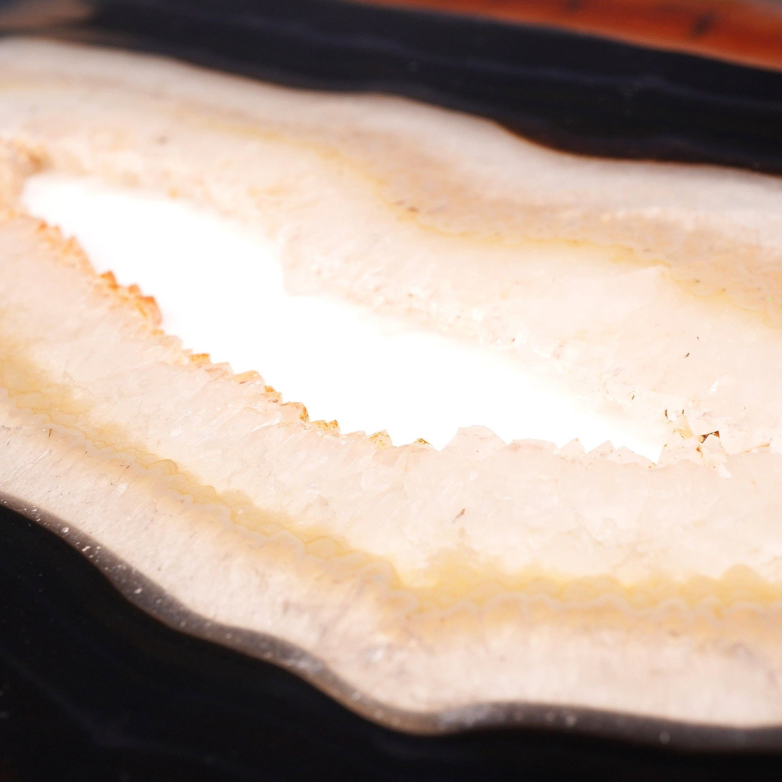 2pc Polished Agate Geode Slices - 2